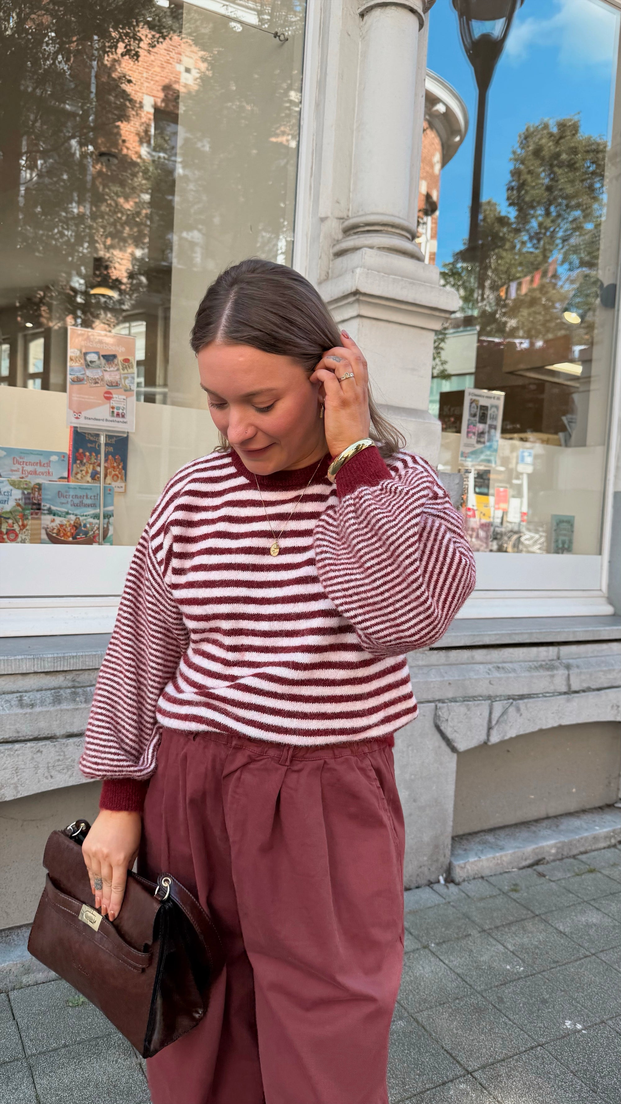 Katie striped pull