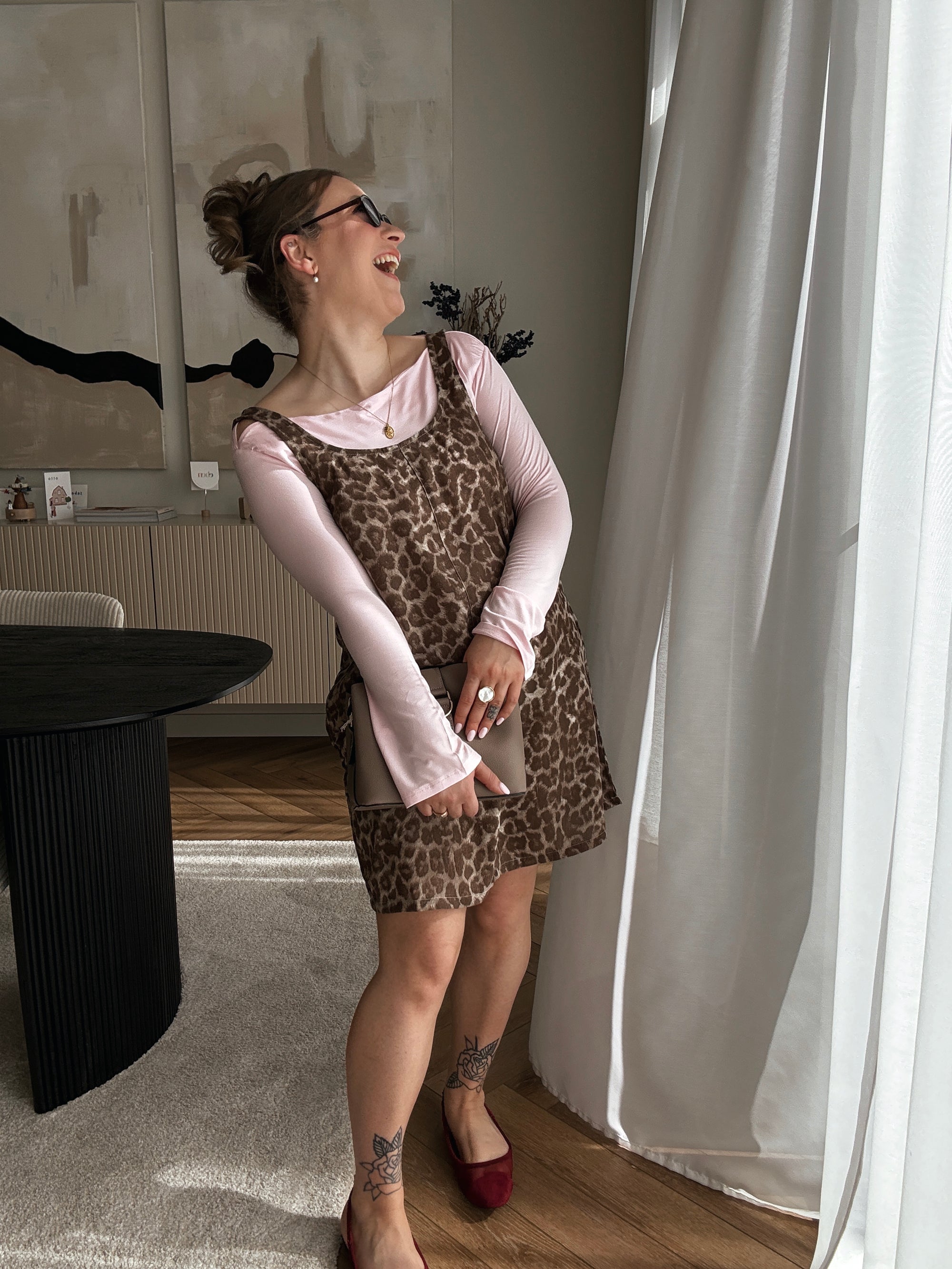 Cali dress leopard