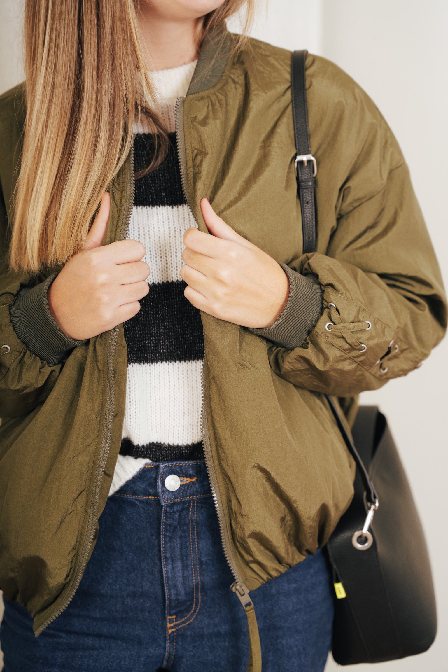 Ember bomber jacket khaki