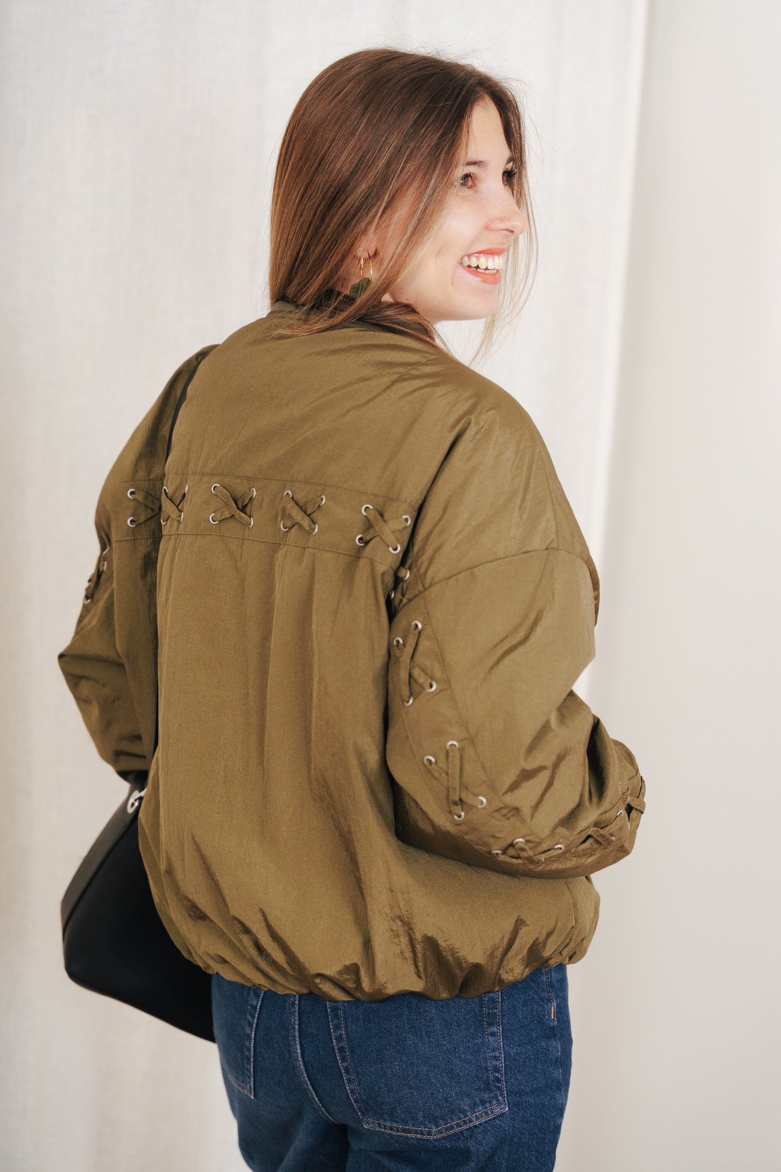 Ember bomber jacket khaki