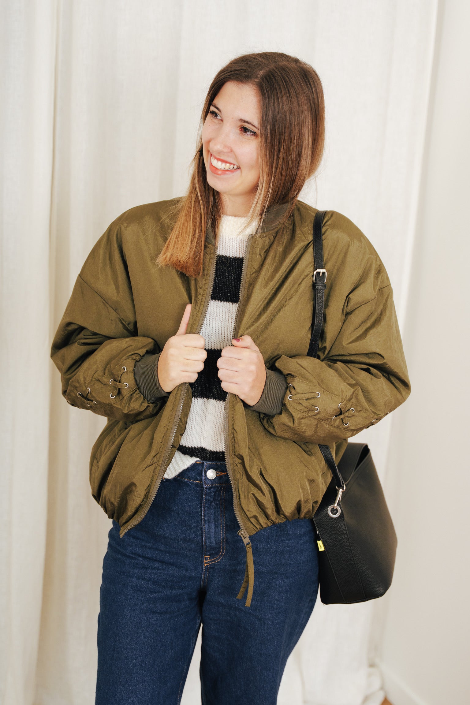 Ember bomber jacket khaki
