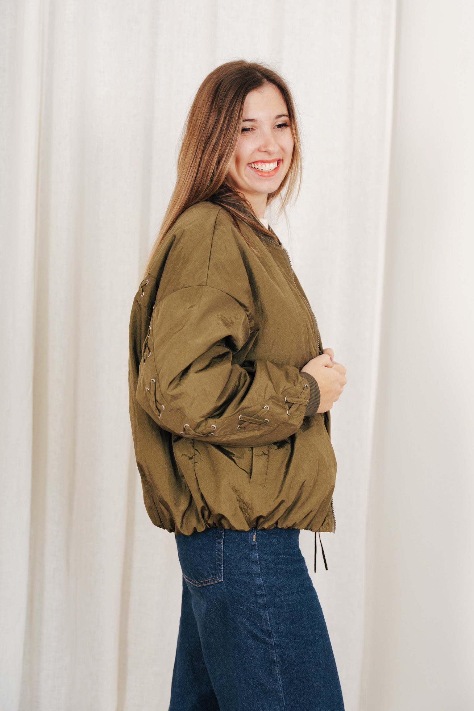 Ember bomber jacket khaki