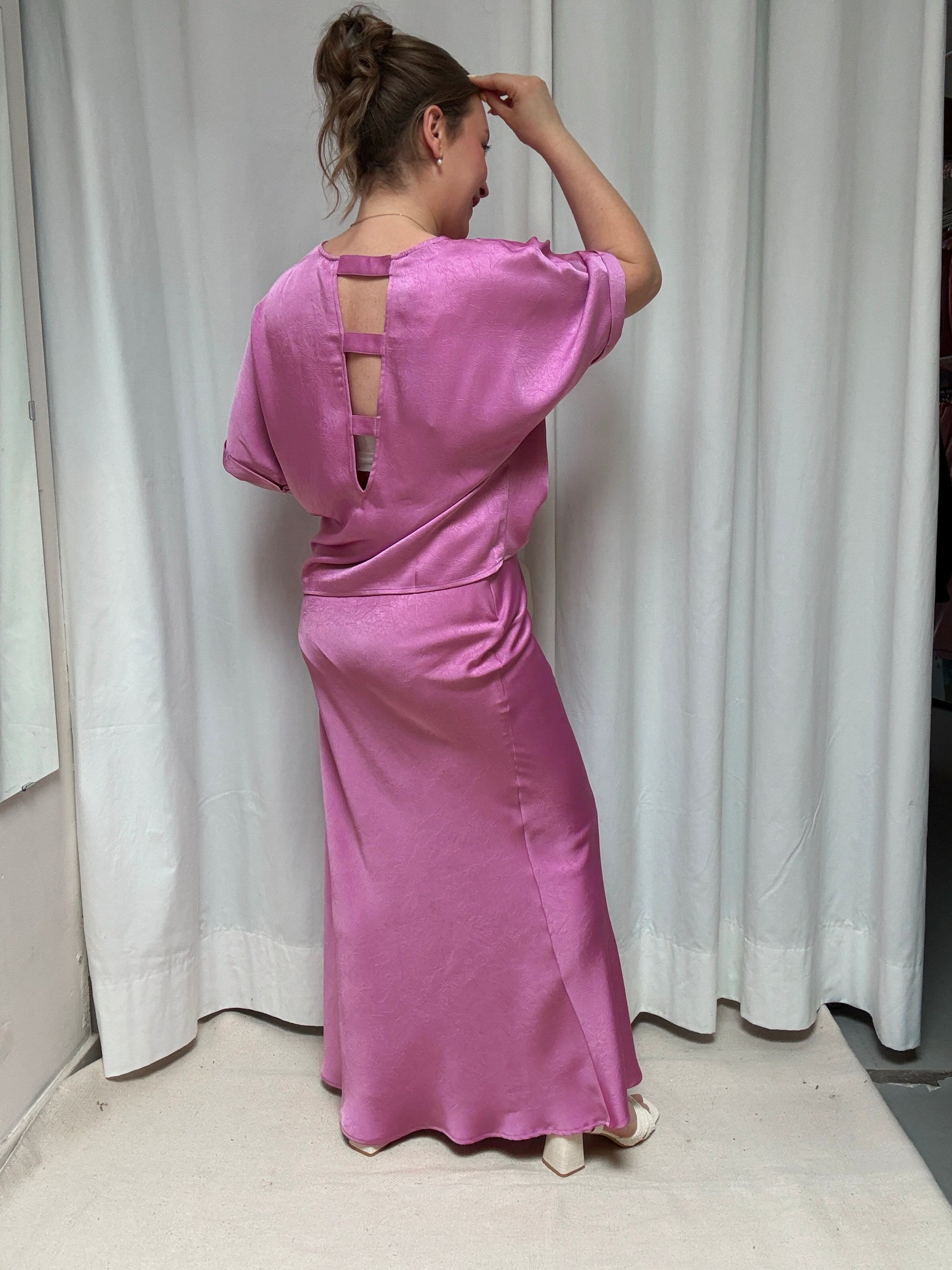 Rae skirt pink purple