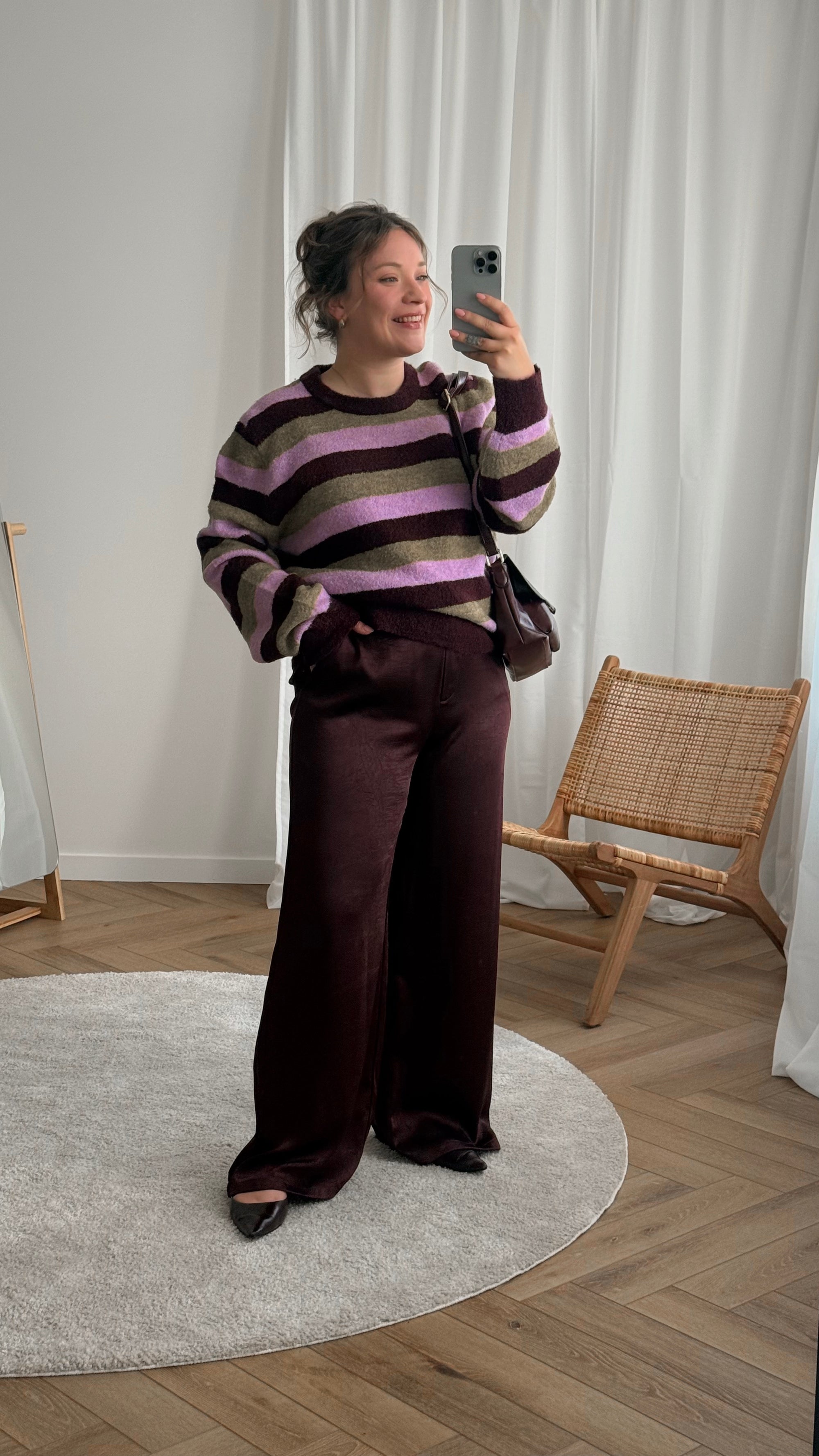 Aurora striped knit
