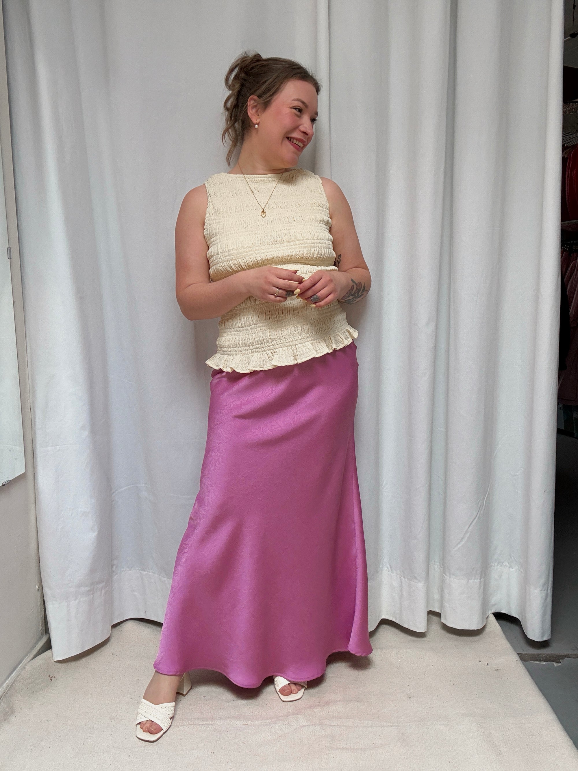 Rae skirt pink purple