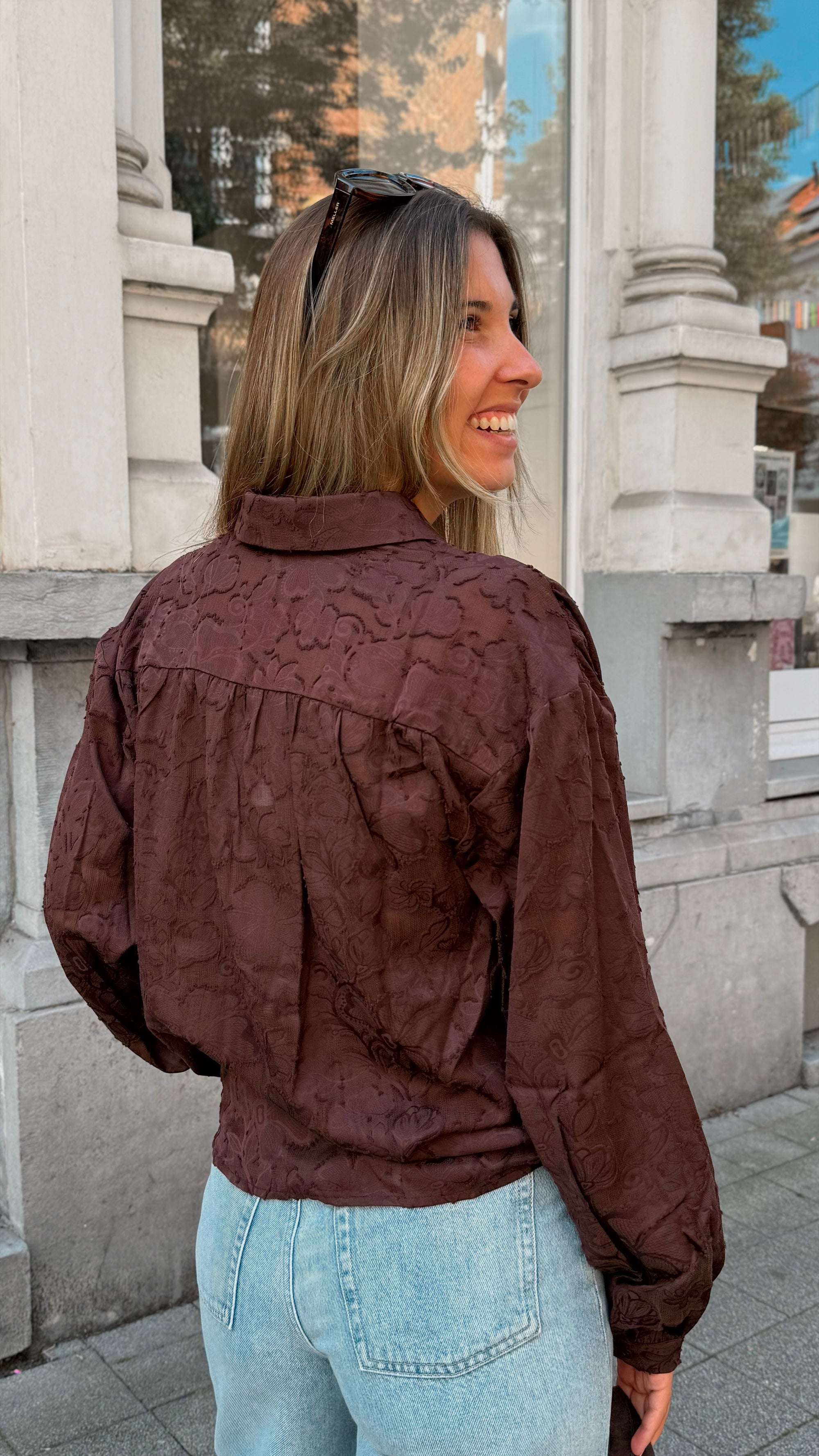 Winslet blouse - brown