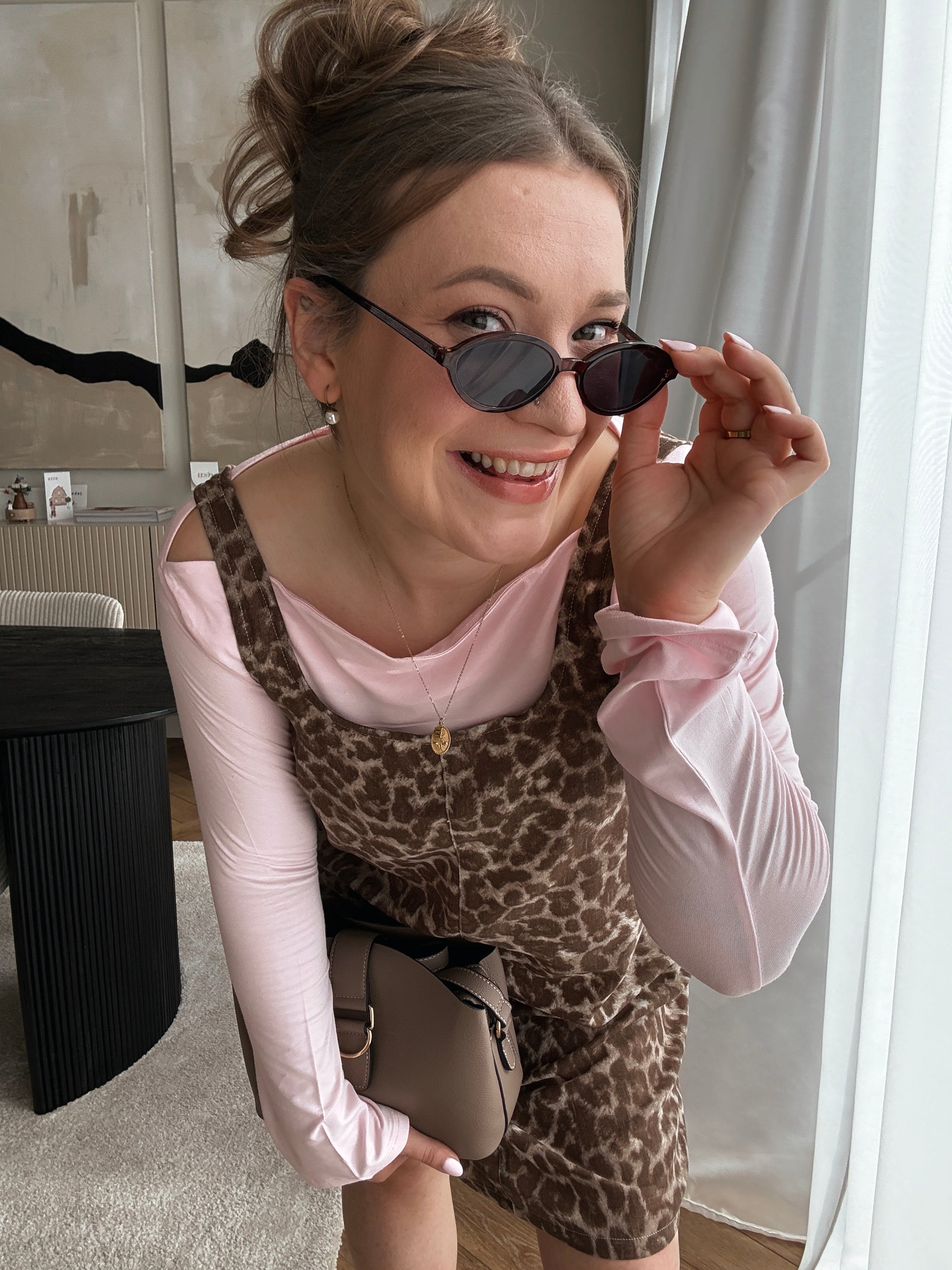 Cali dress leopard