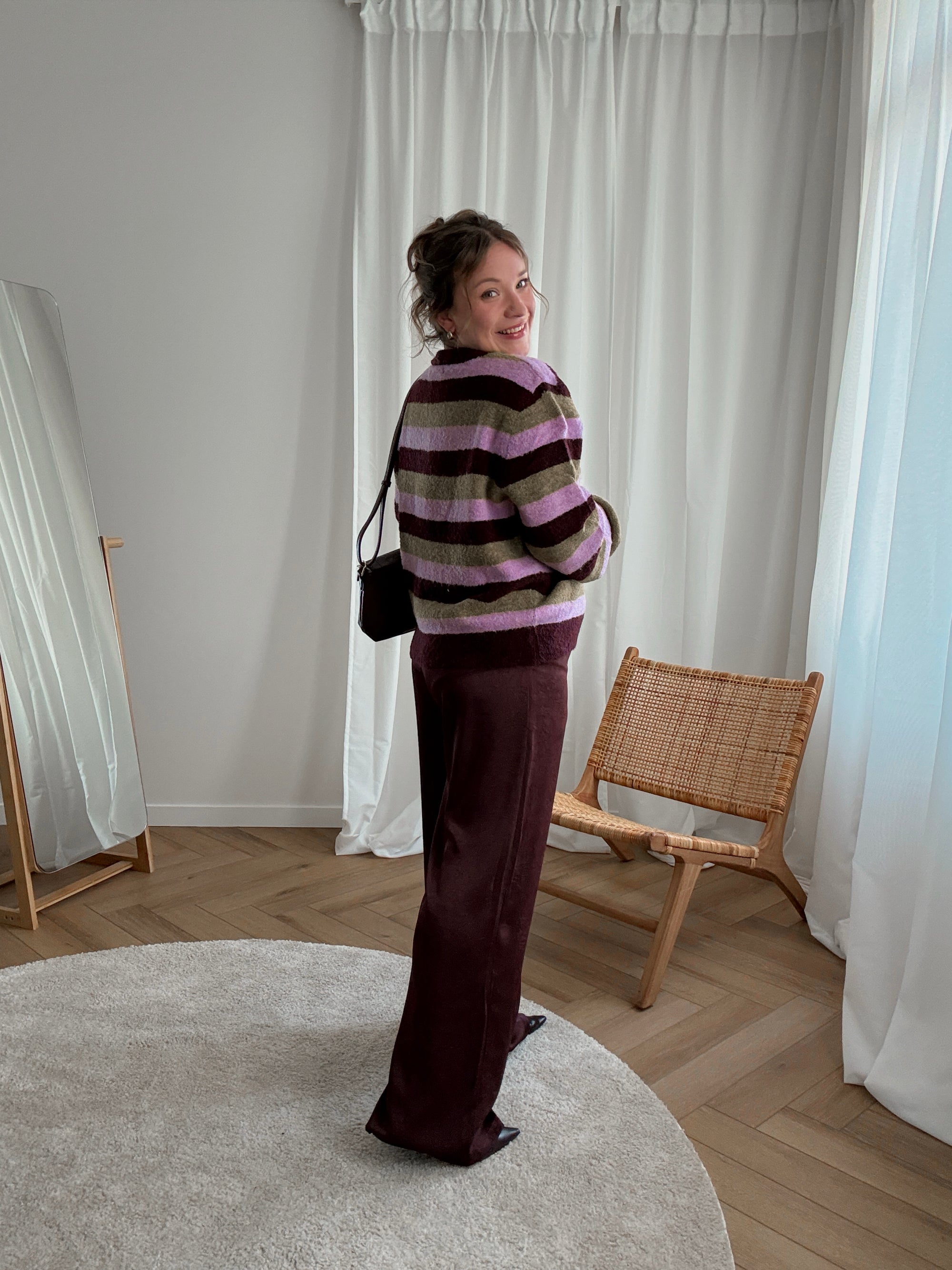 Aurora striped knit