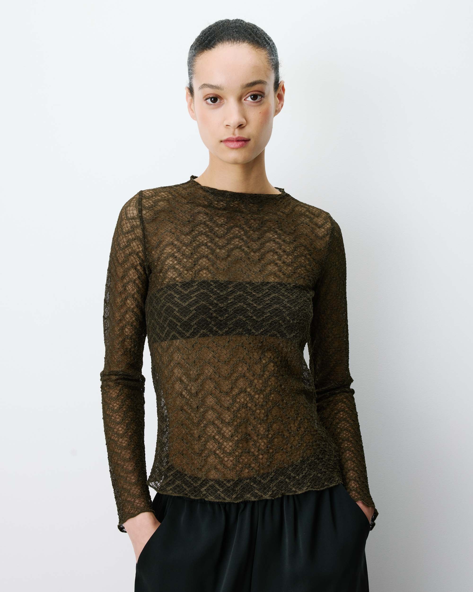 Aube longsleeve - khaki