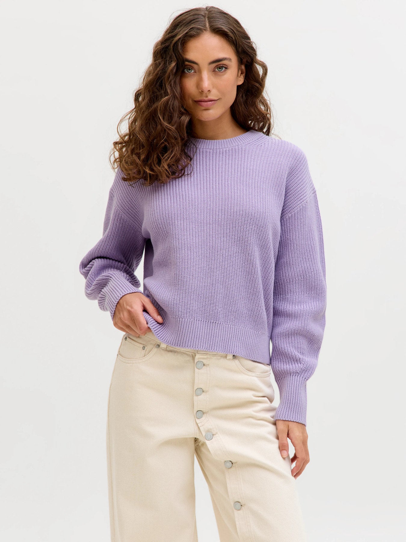 Mila twist knit - lilac