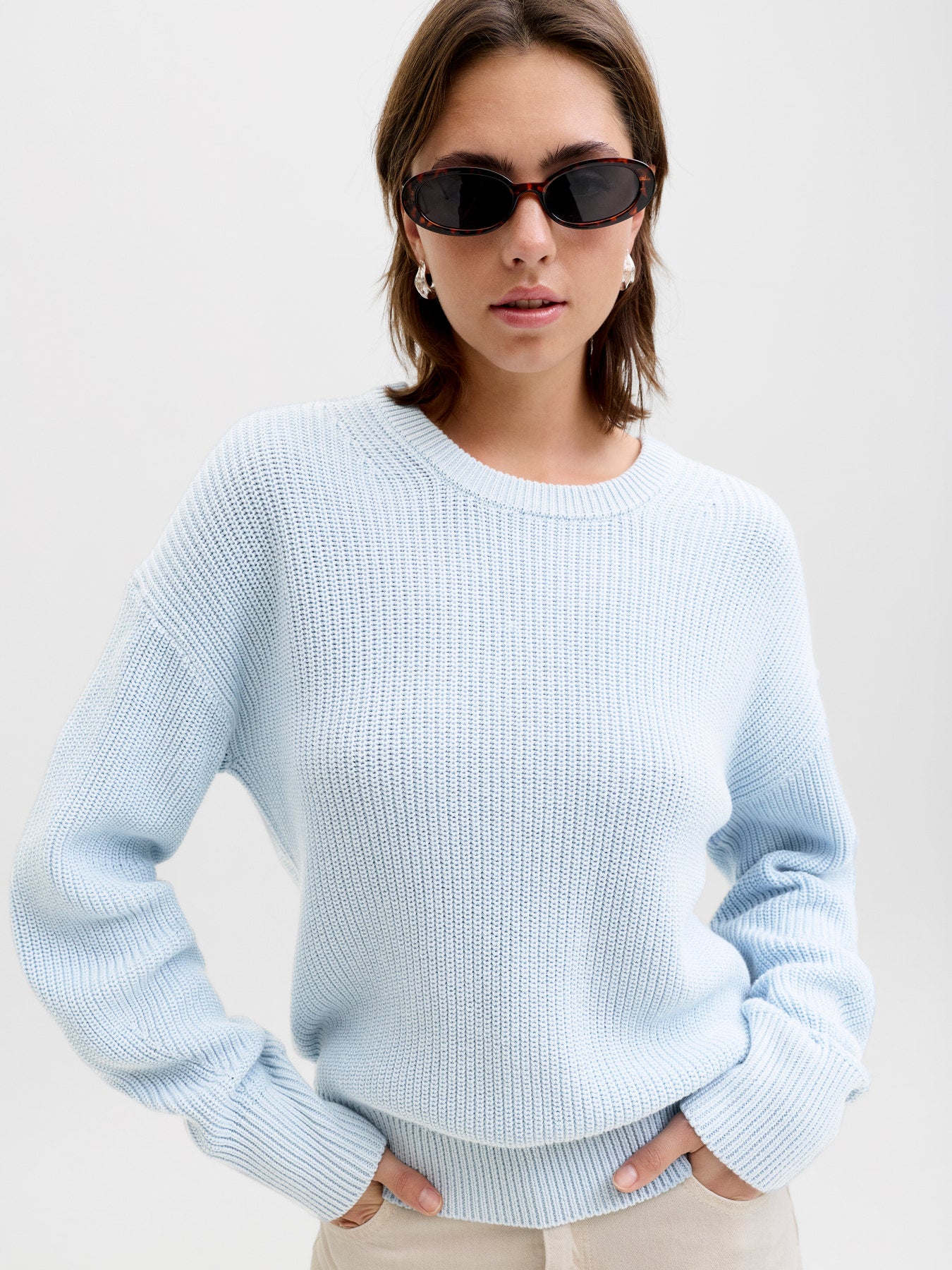 Mila twist knit - blue