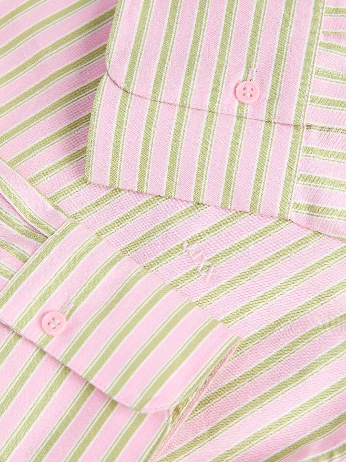 Jamie striped shirt pink/green