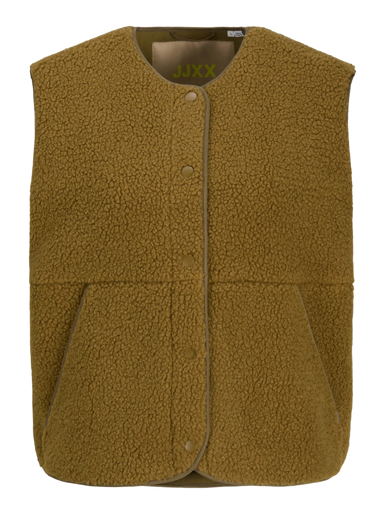 Vera teddy vest -seed green