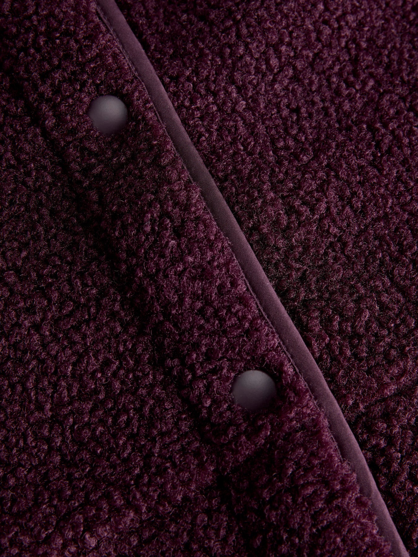 Vera teddy vest -wine