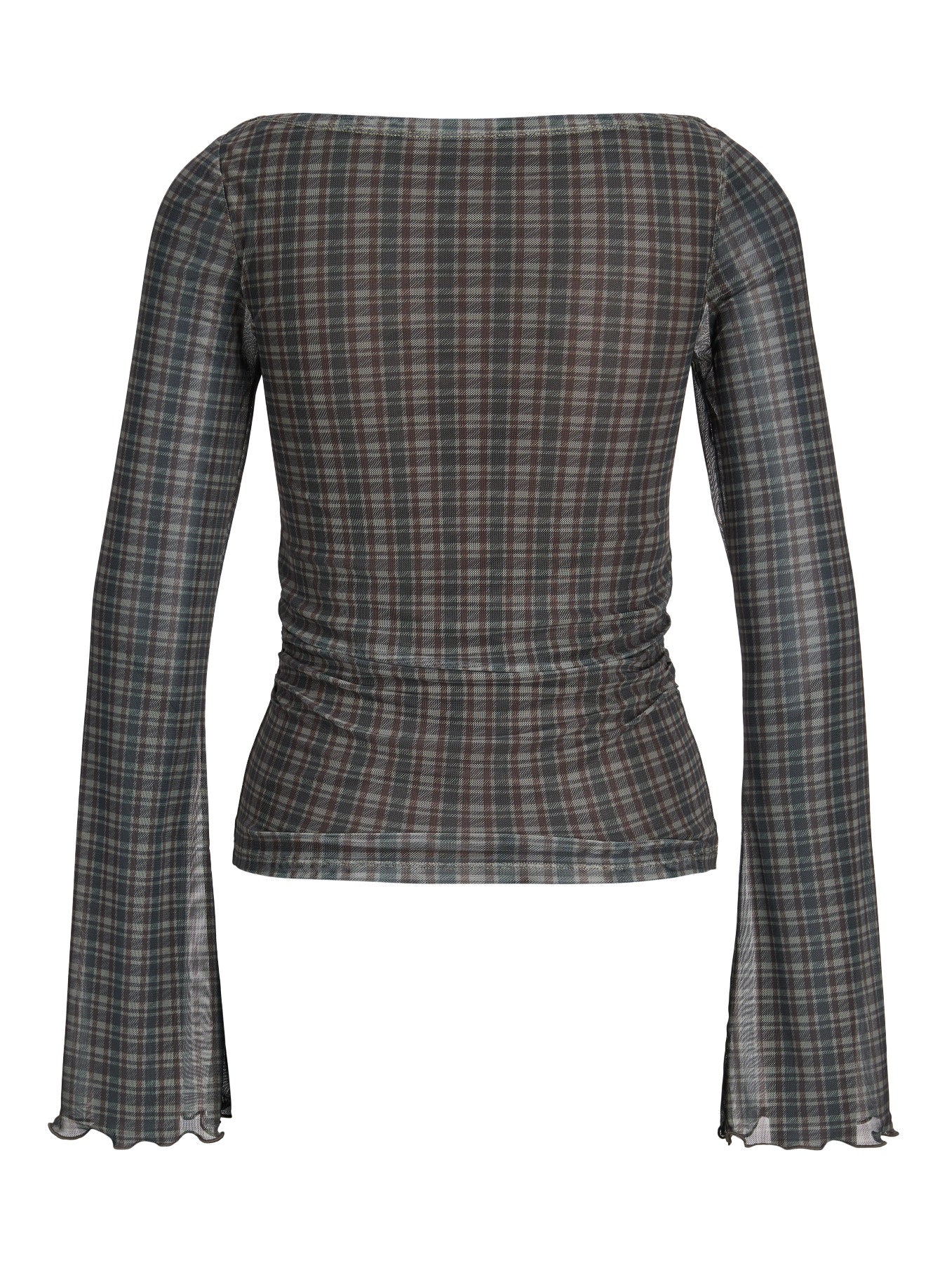 Minna mesh check longsleeve