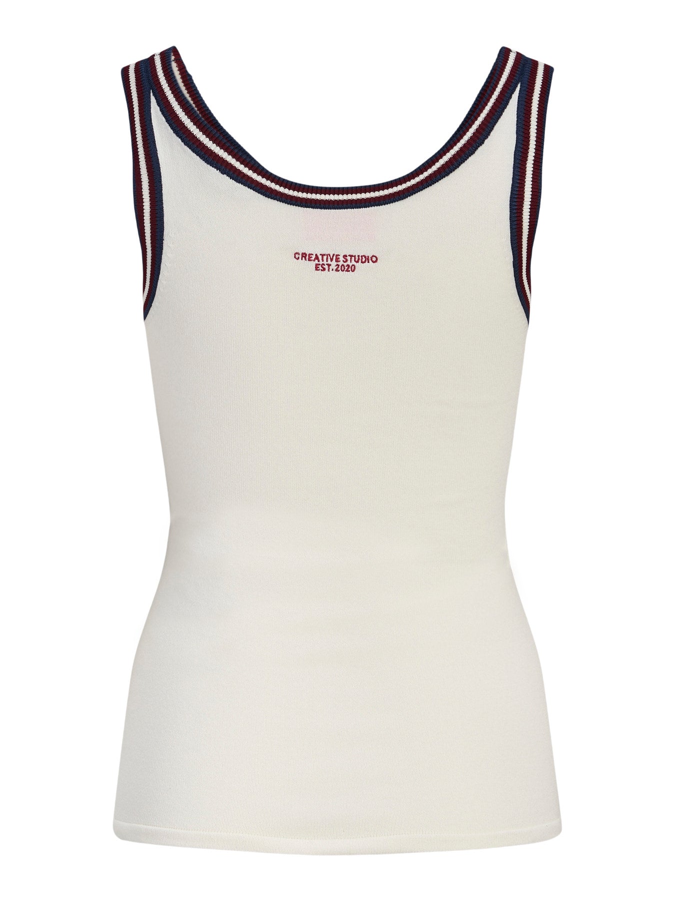 Mina knit top white