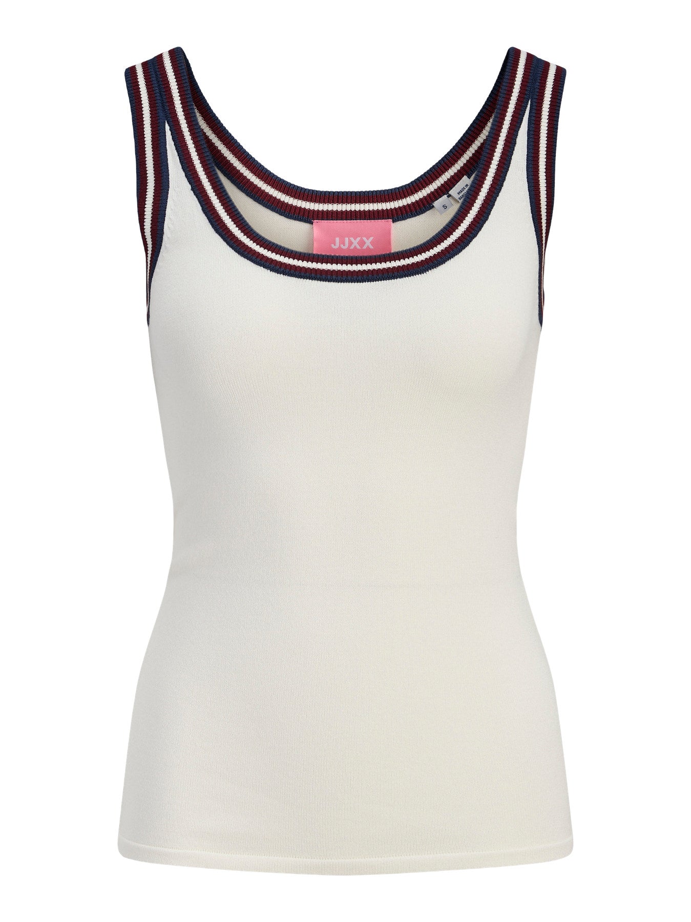 Mina knit top white