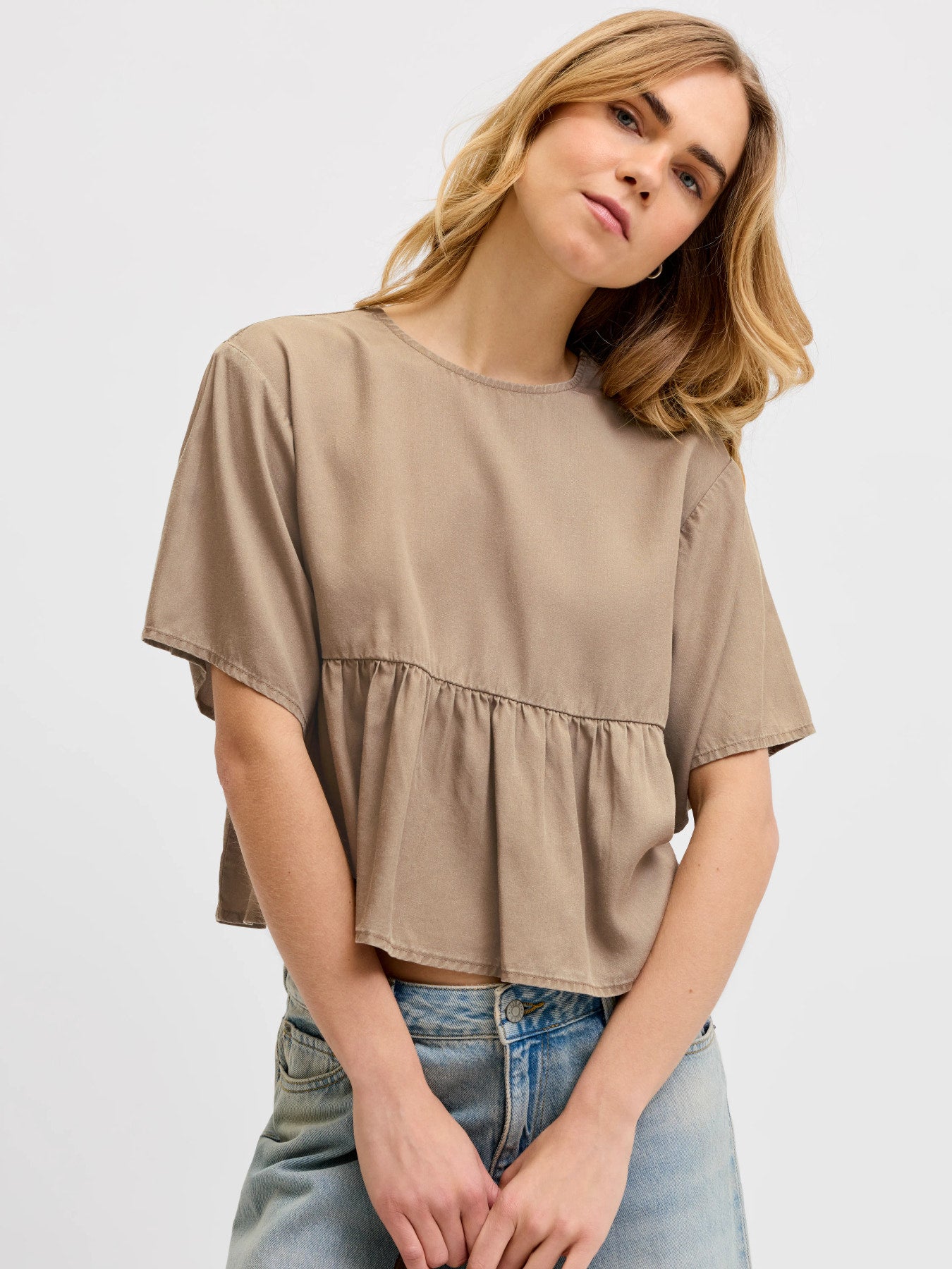 Sigrid top taupe