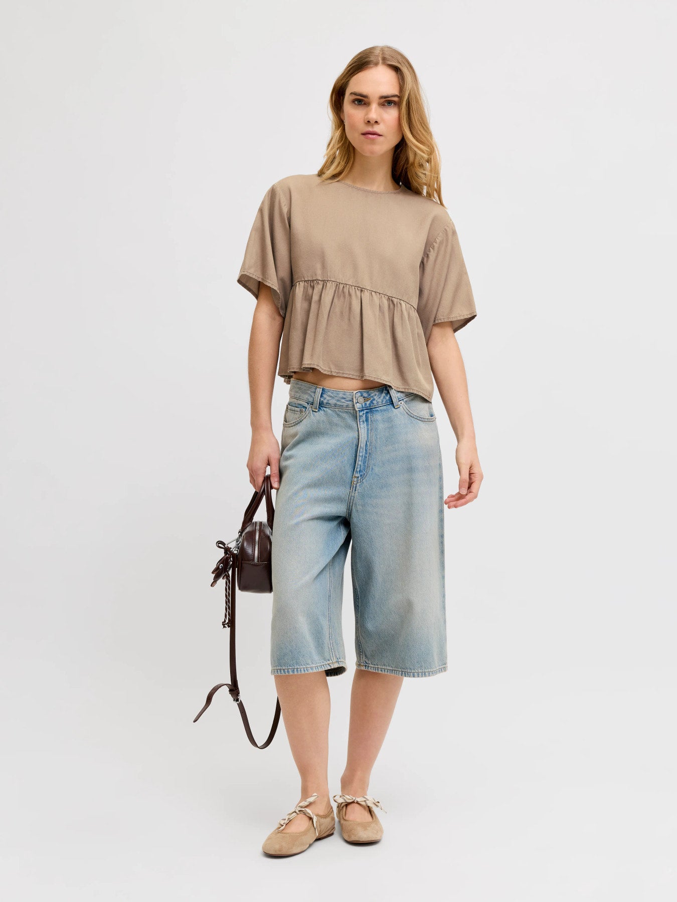 Sigrid top taupe