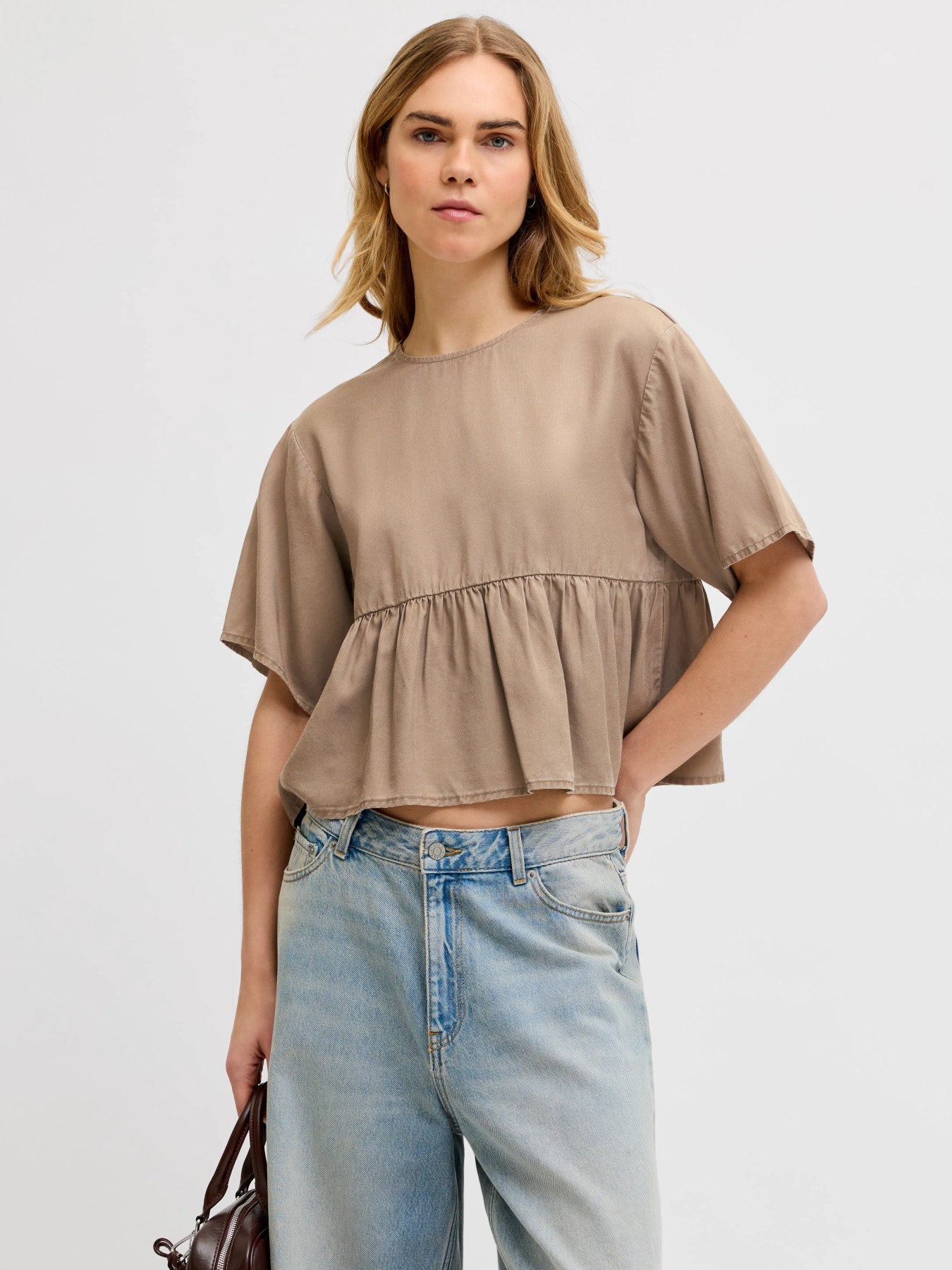 Sigrid top taupe