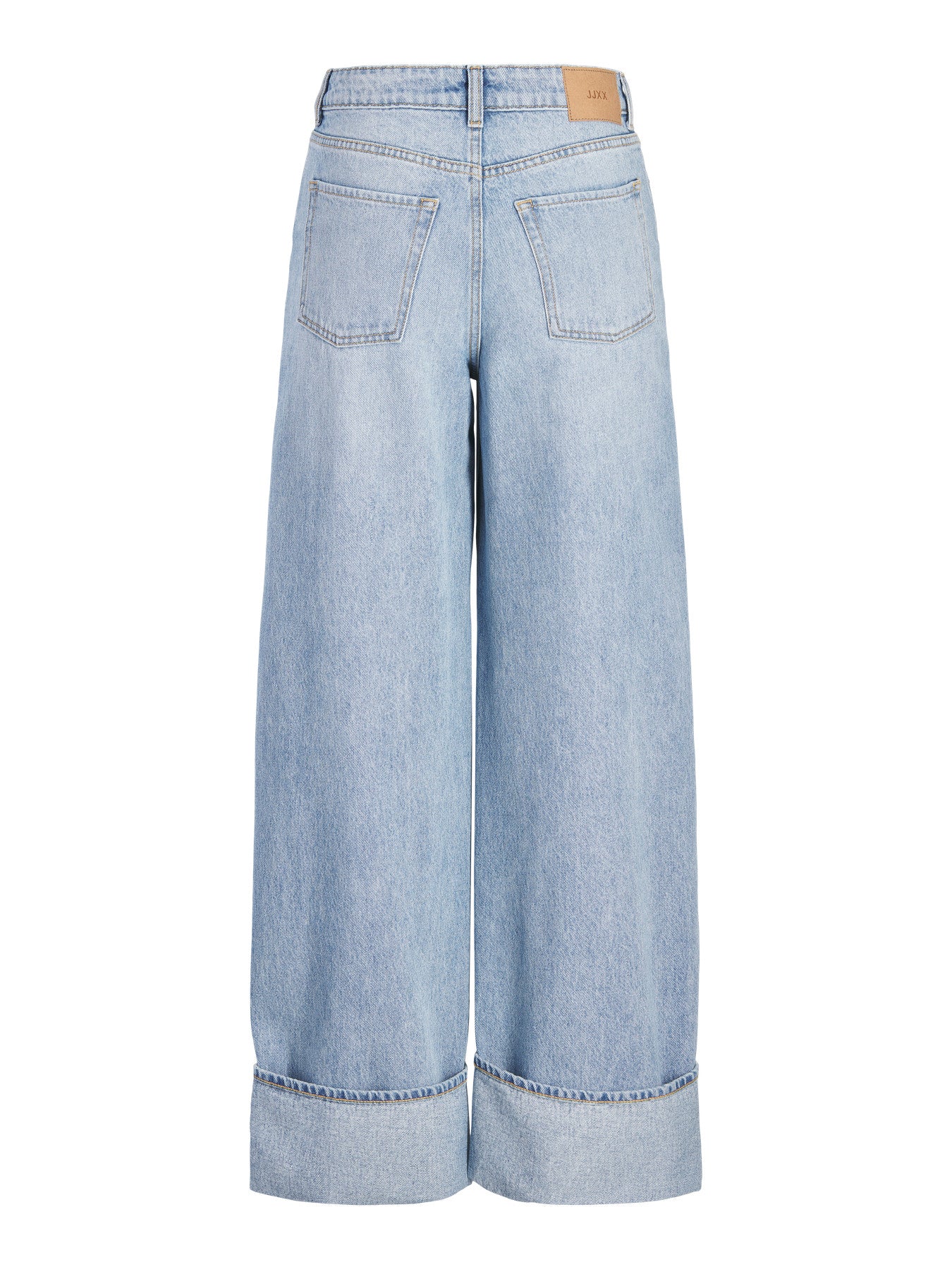 Tokyo fold up wide jeans blue
