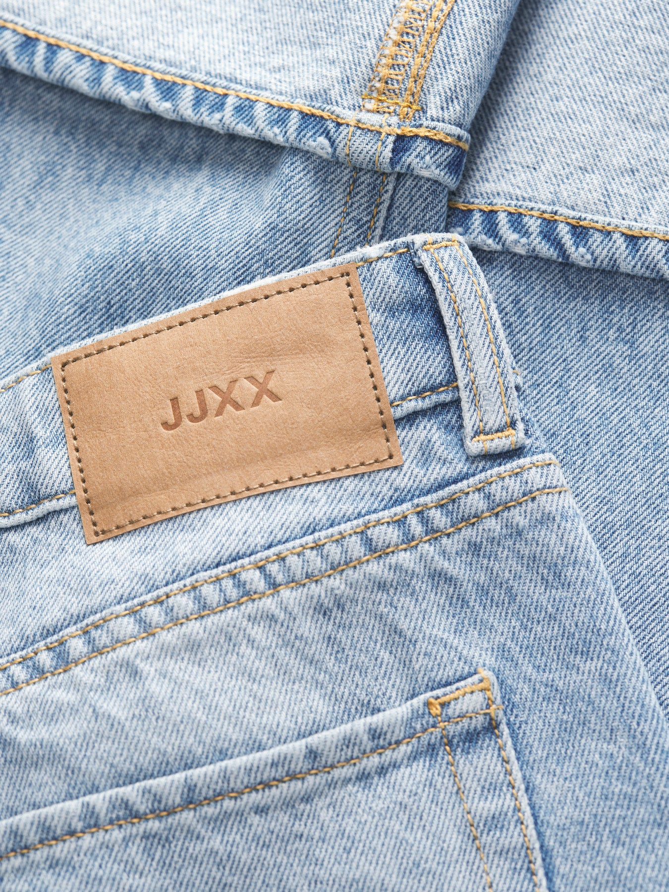 Tokyo fold up wide jeans blue