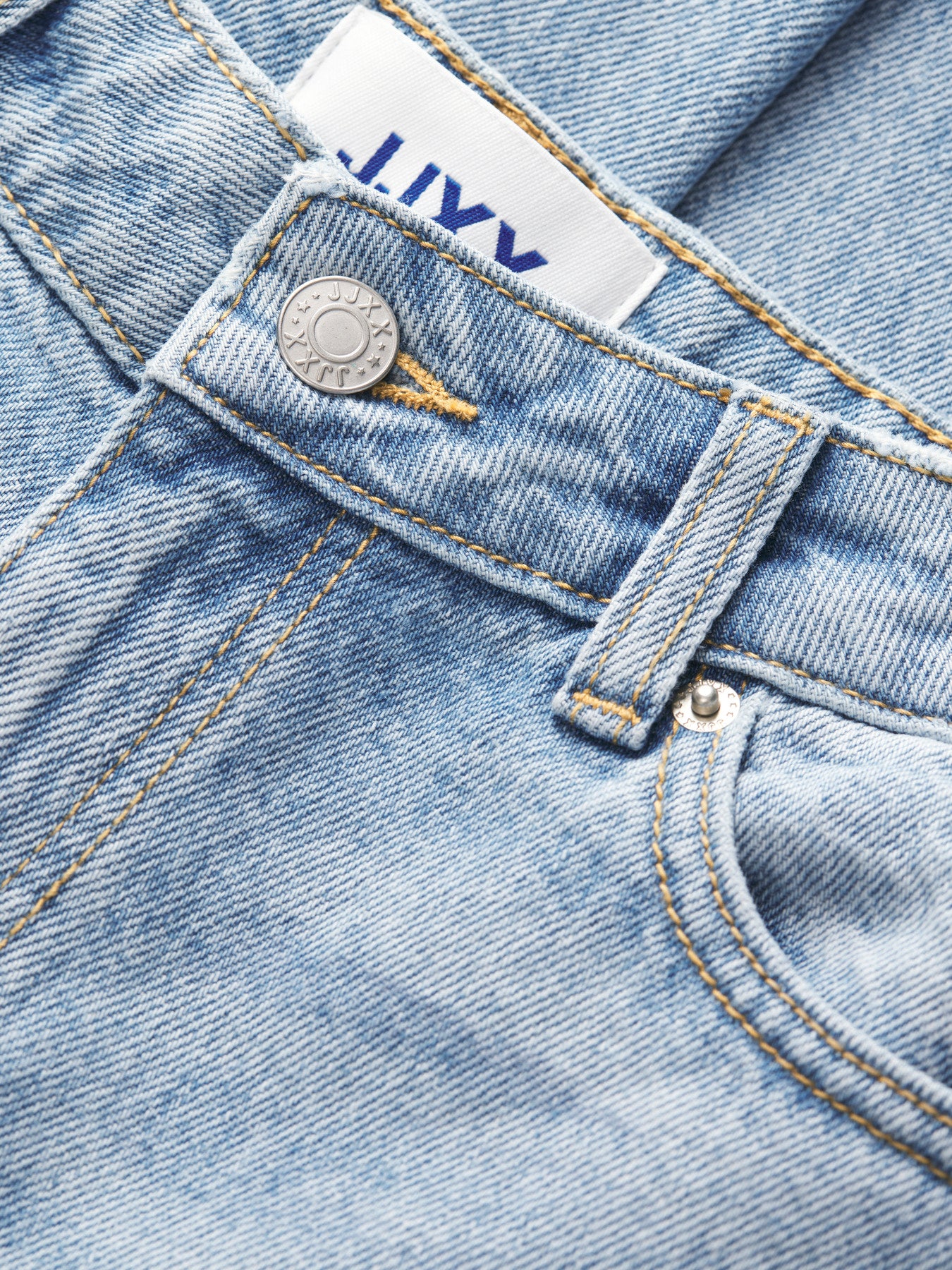 Tokyo fold up wide jeans blue