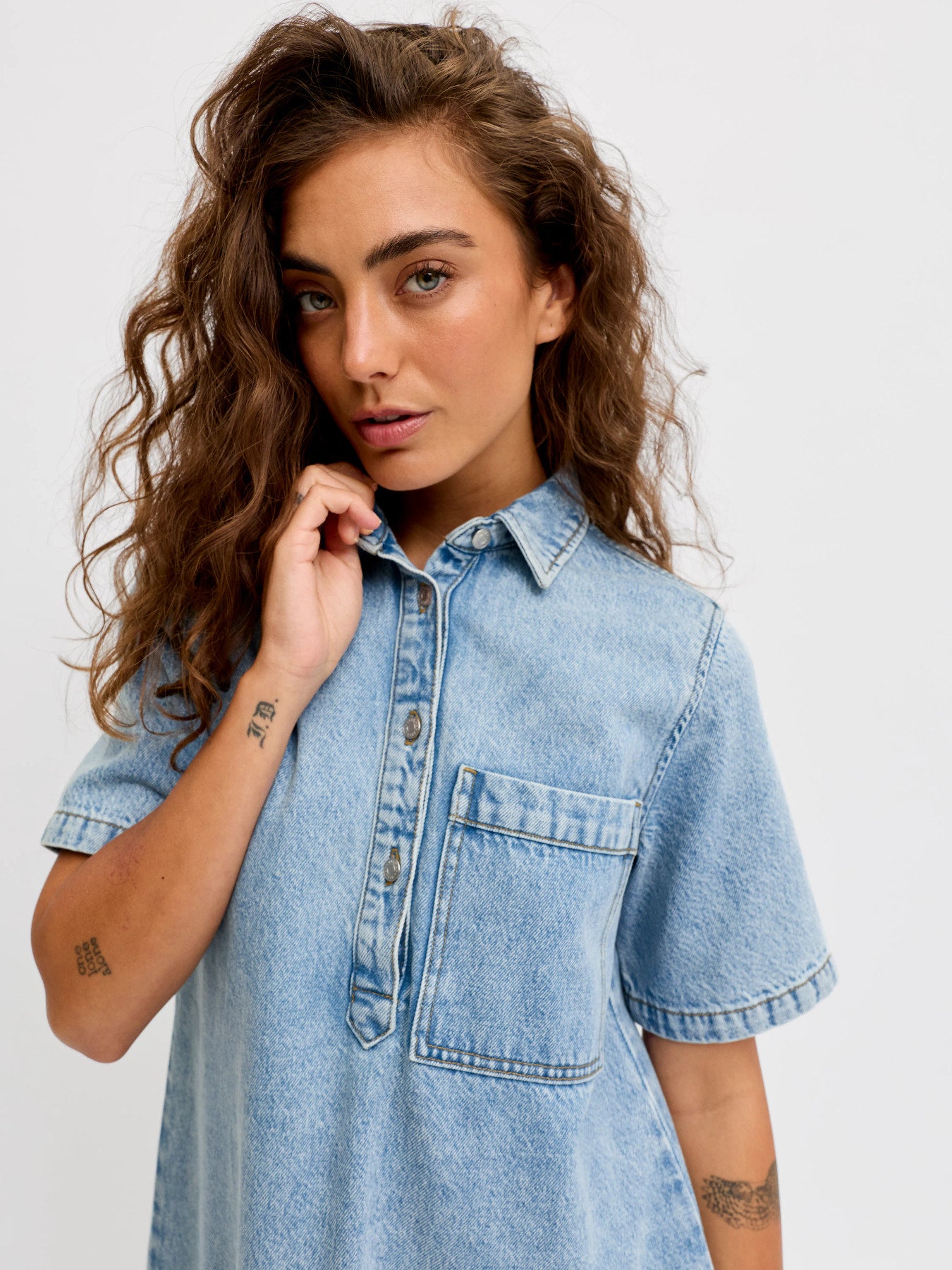Amara denim dress