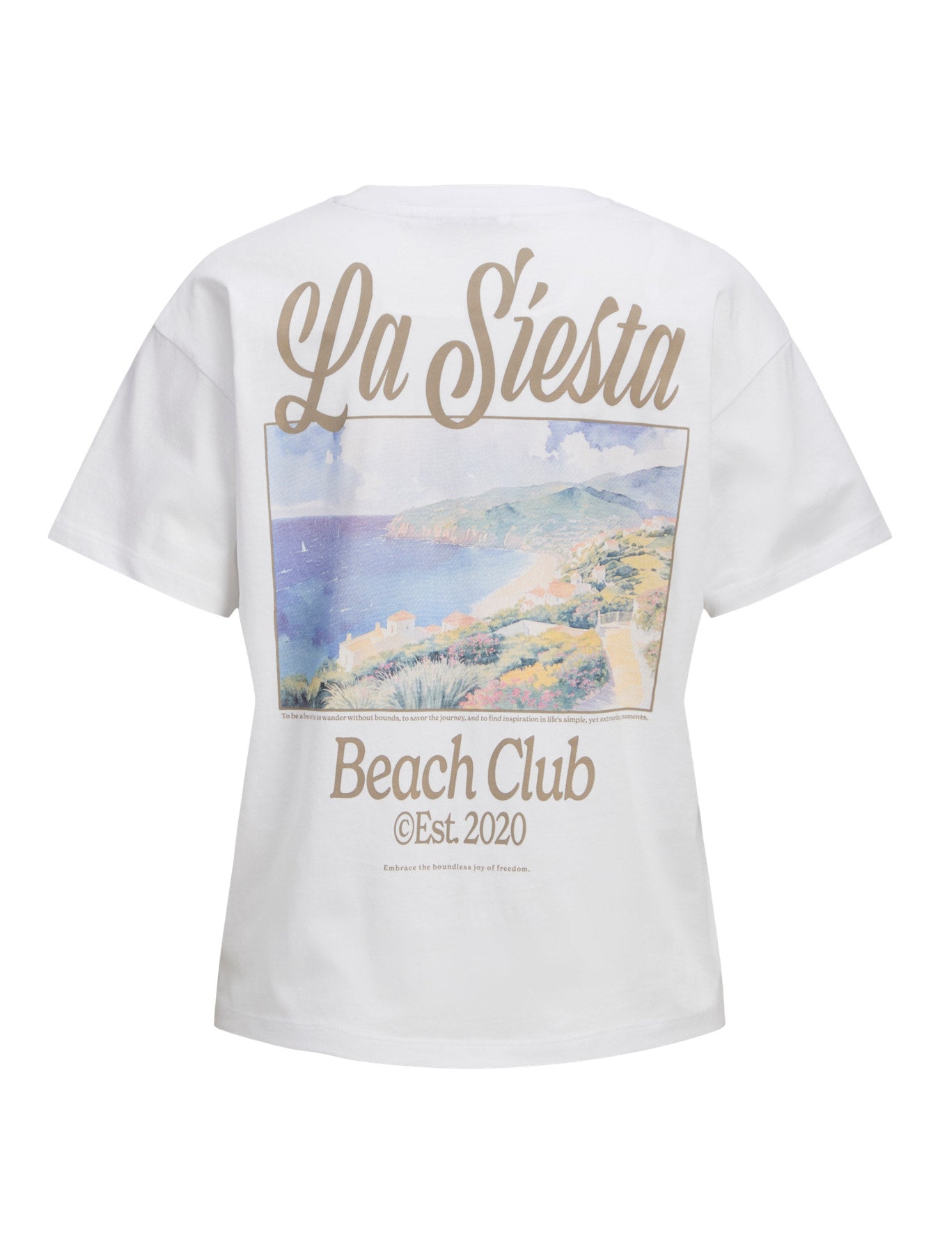 La siesta T-shirt white
