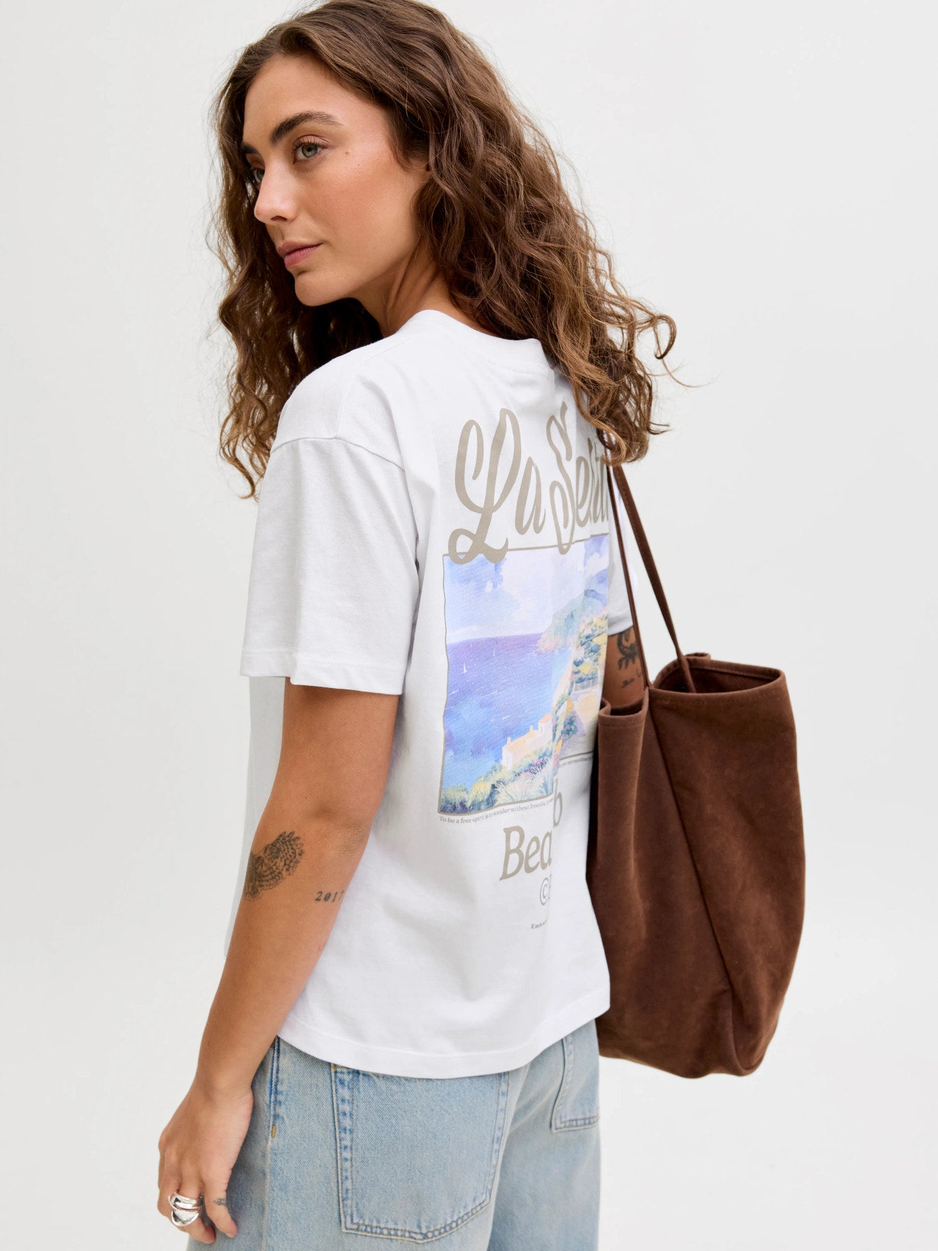 La siesta T-shirt white