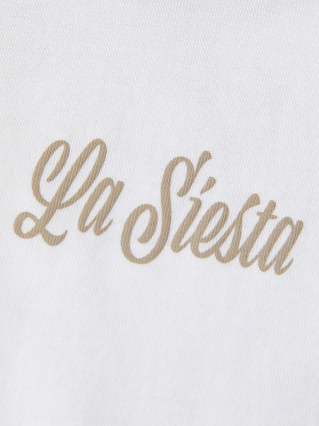 La siesta T-shirt white