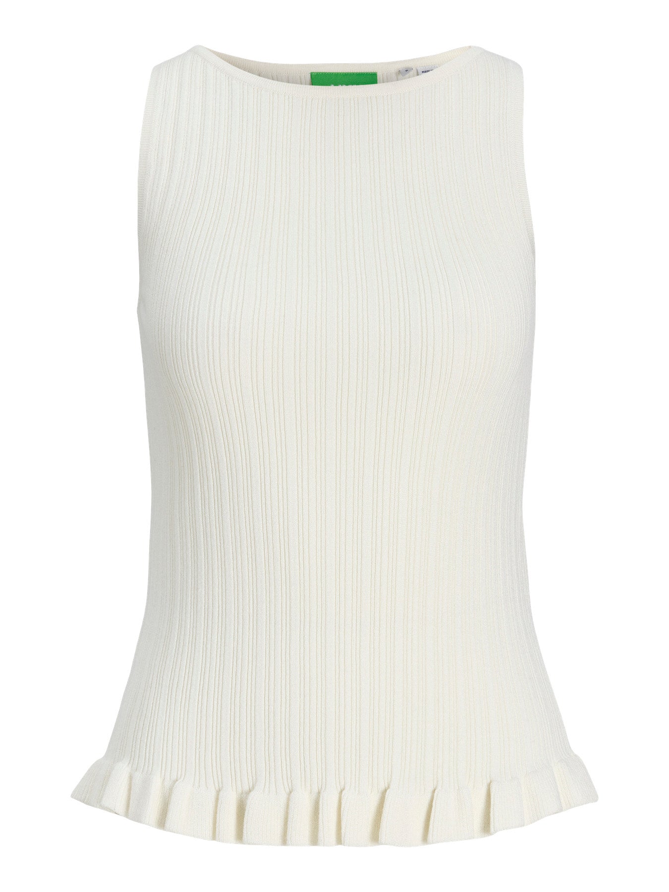Hazel knit top white