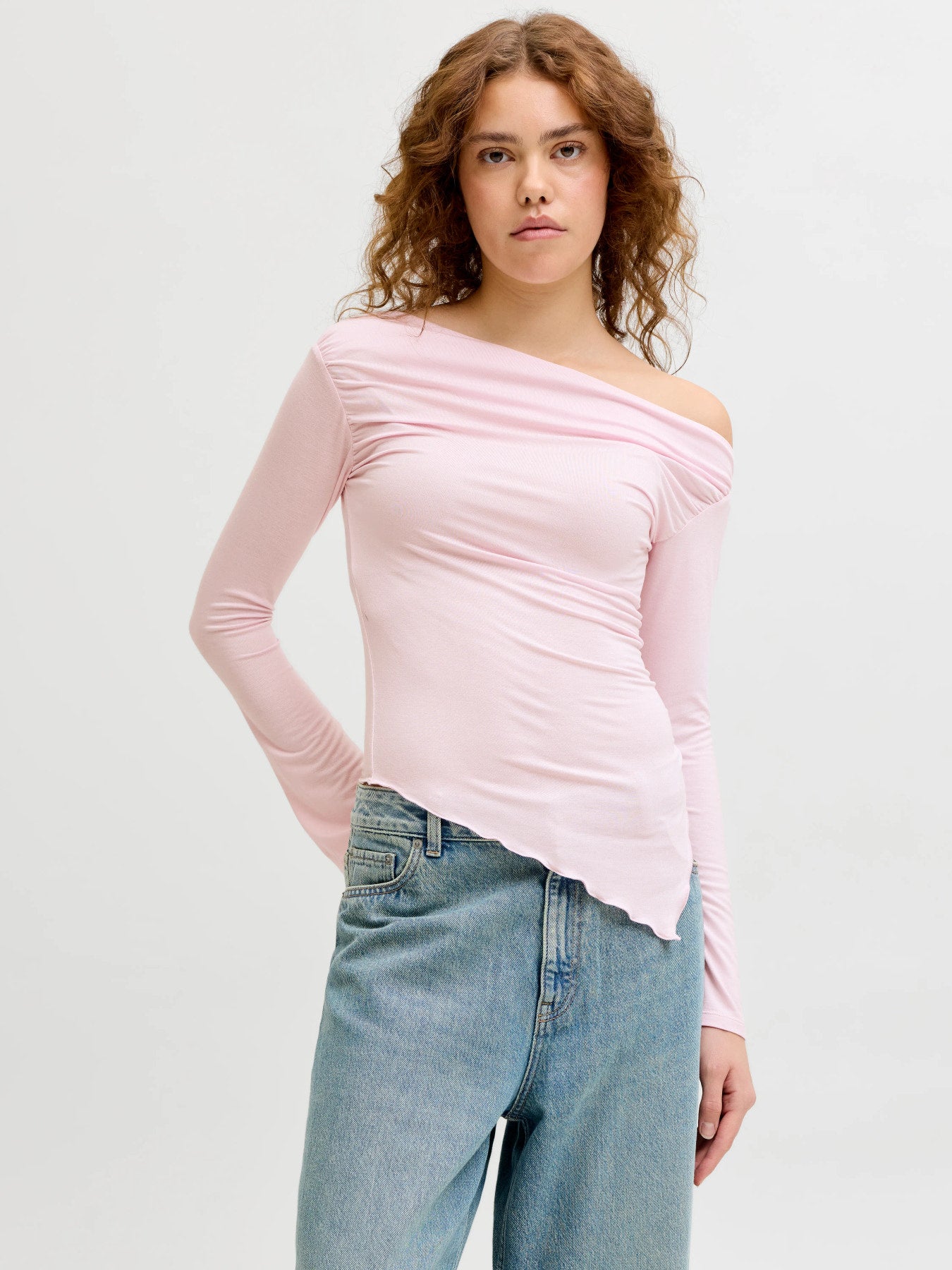 Thea asym top pink