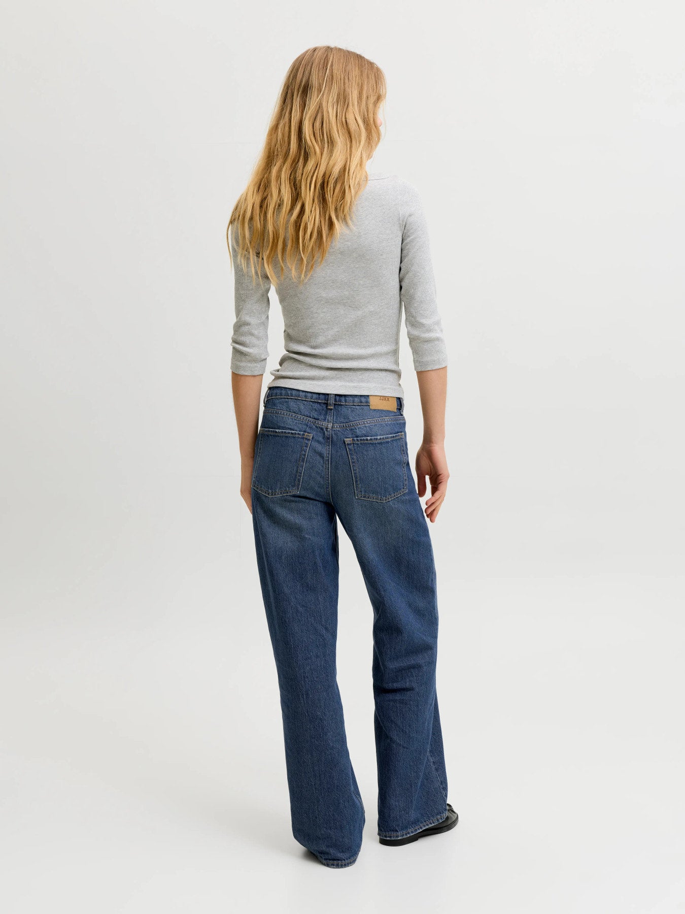 Tokyo Catie cross waist jeans -dark denim