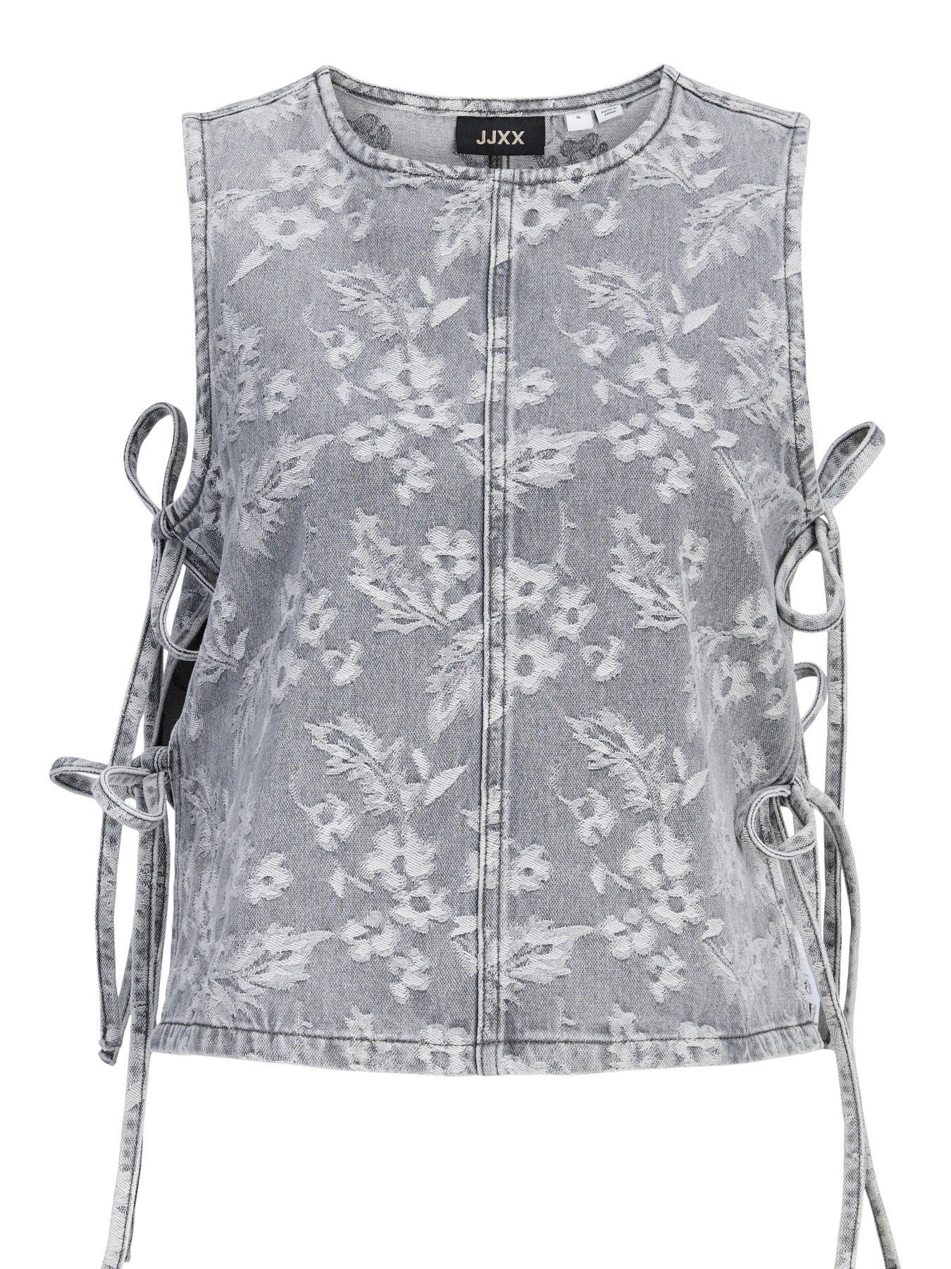 Mabel denim top grey