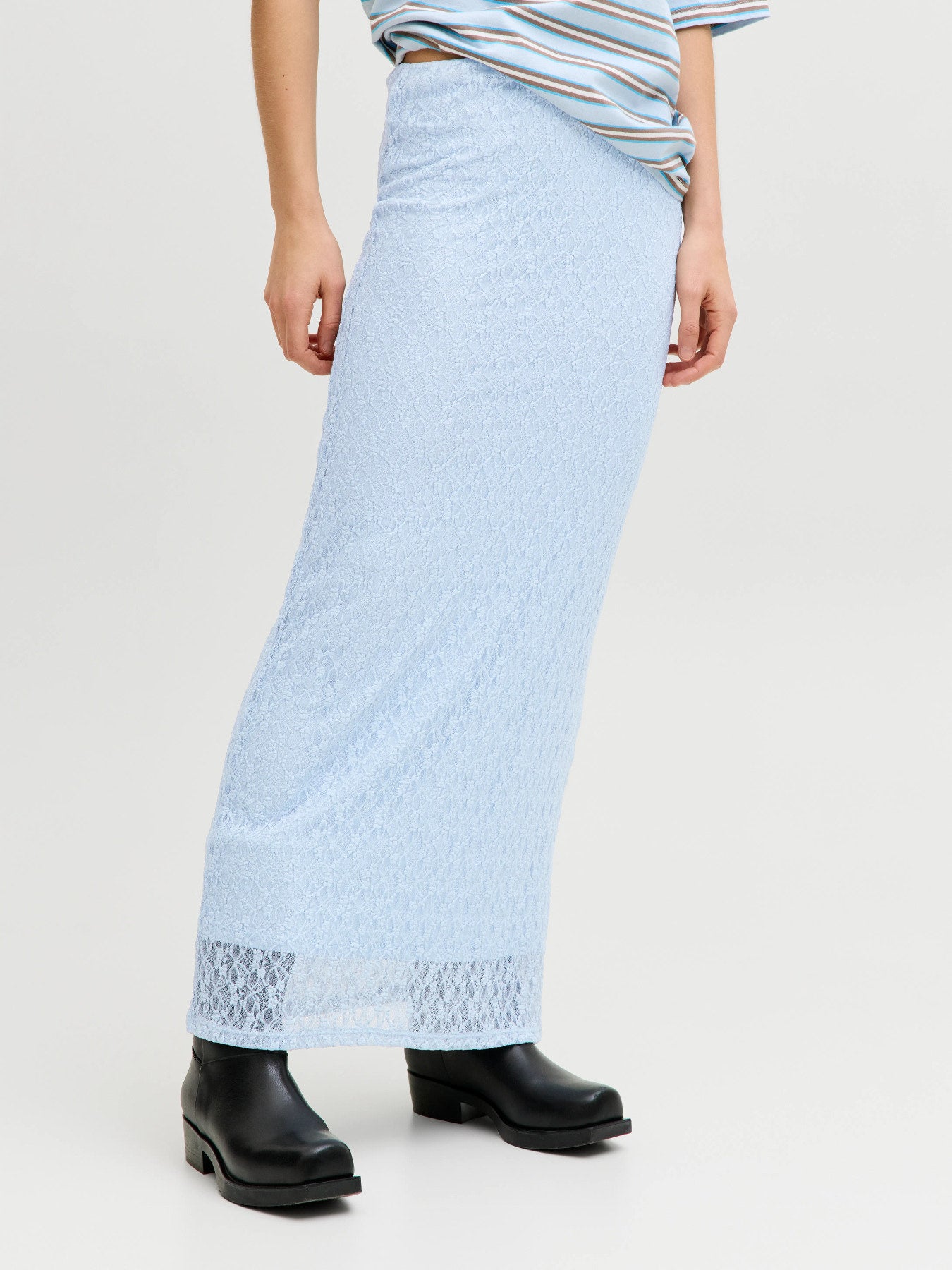 Monroe lace maxiskirt blue