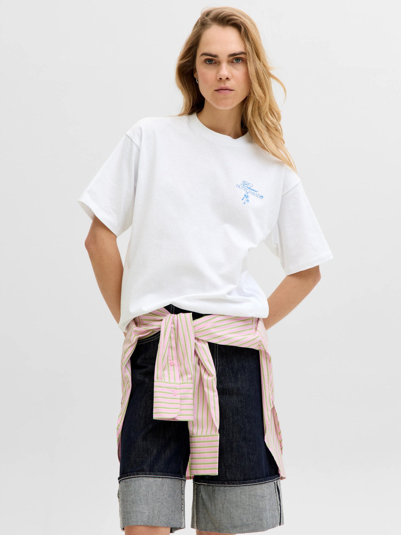 Let's make today awesome T-shirt white