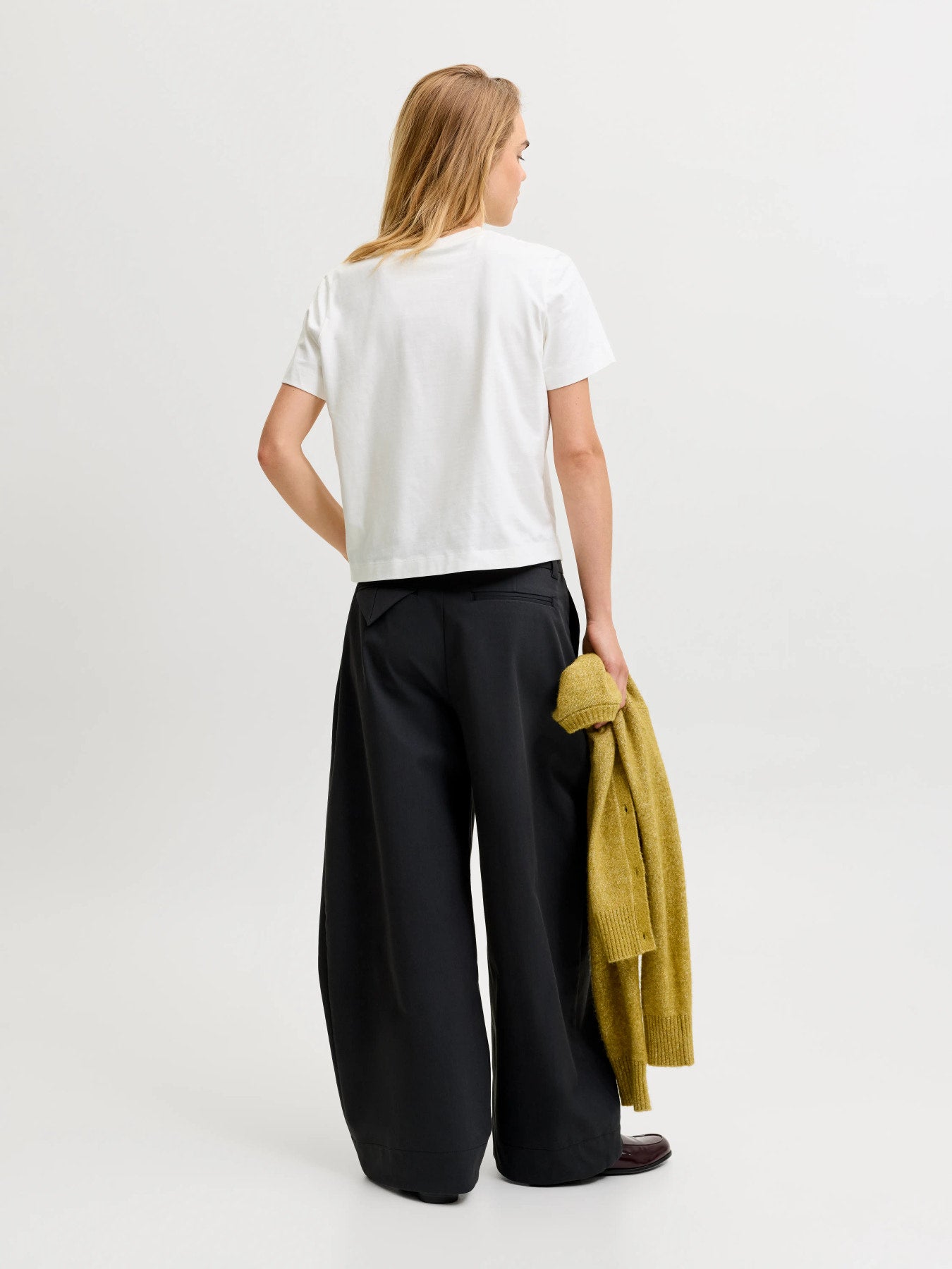 Sophia boxy tee - white