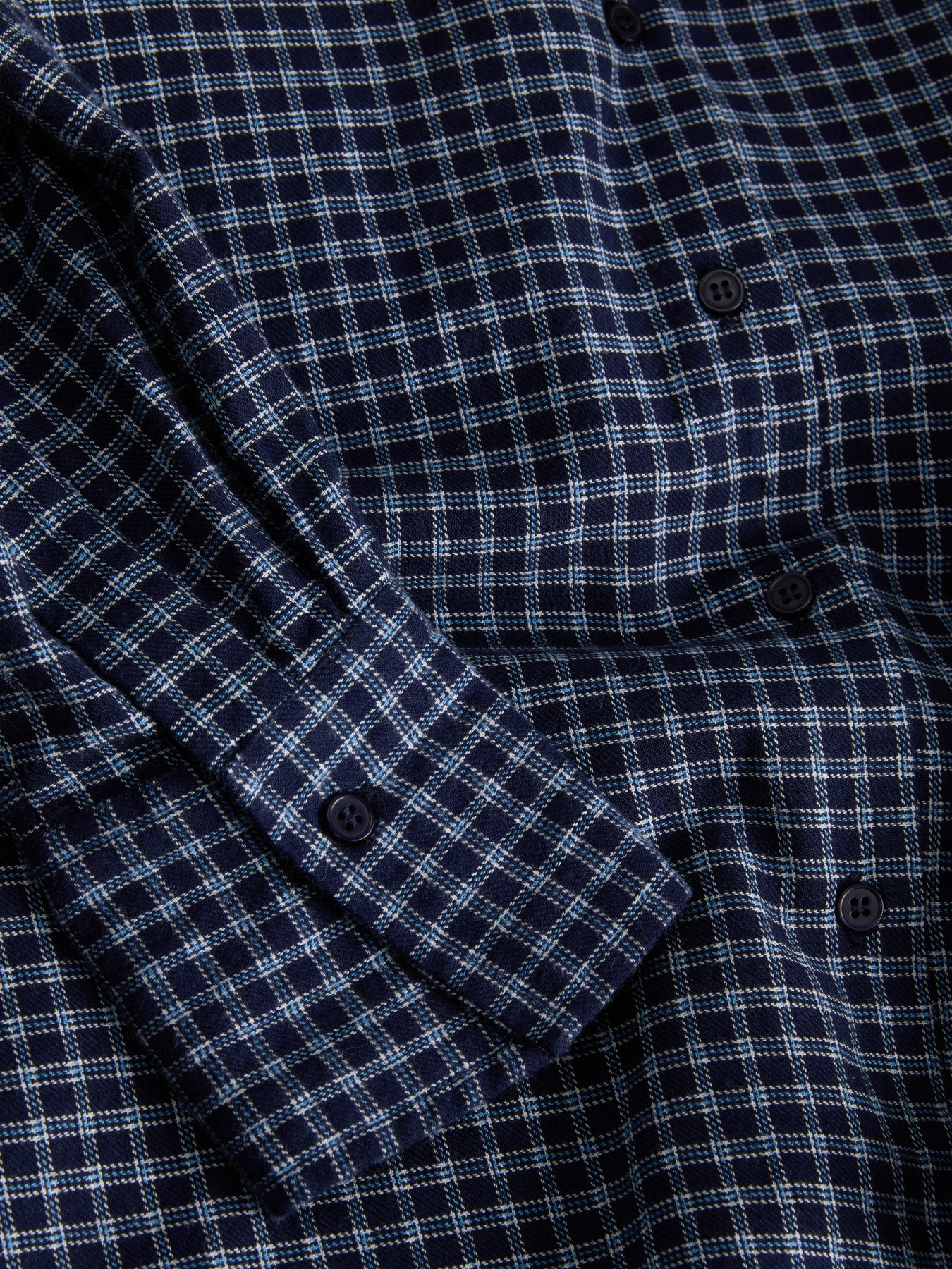 Jamie check flannel shirt - blue