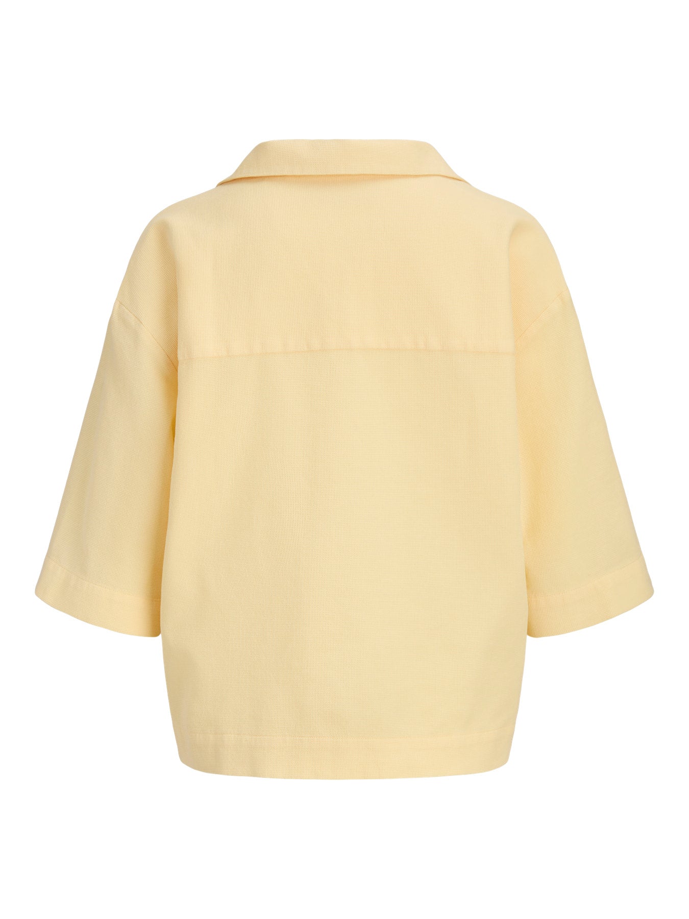 Global waffle shirt yellow