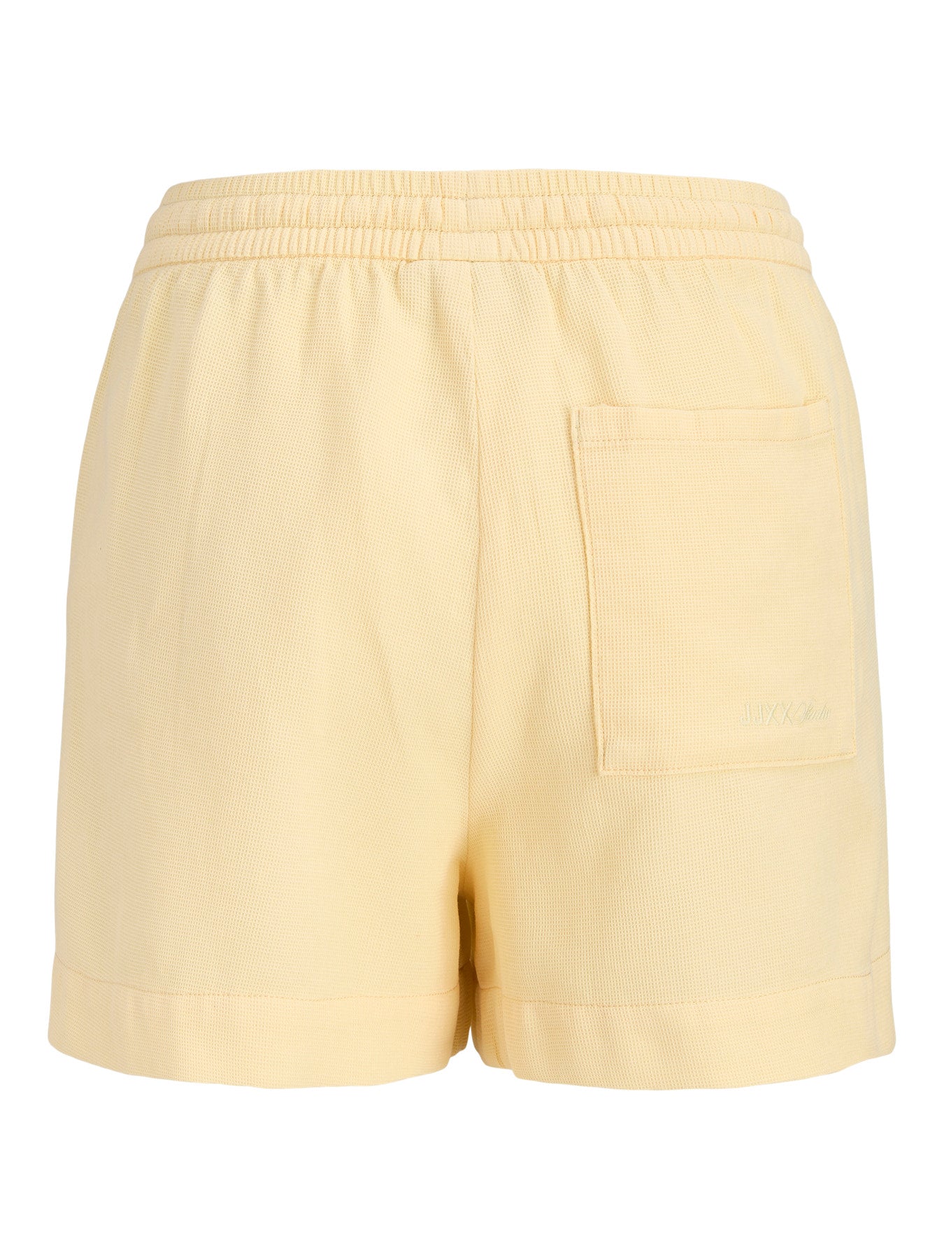 Global waffle shorts yellow