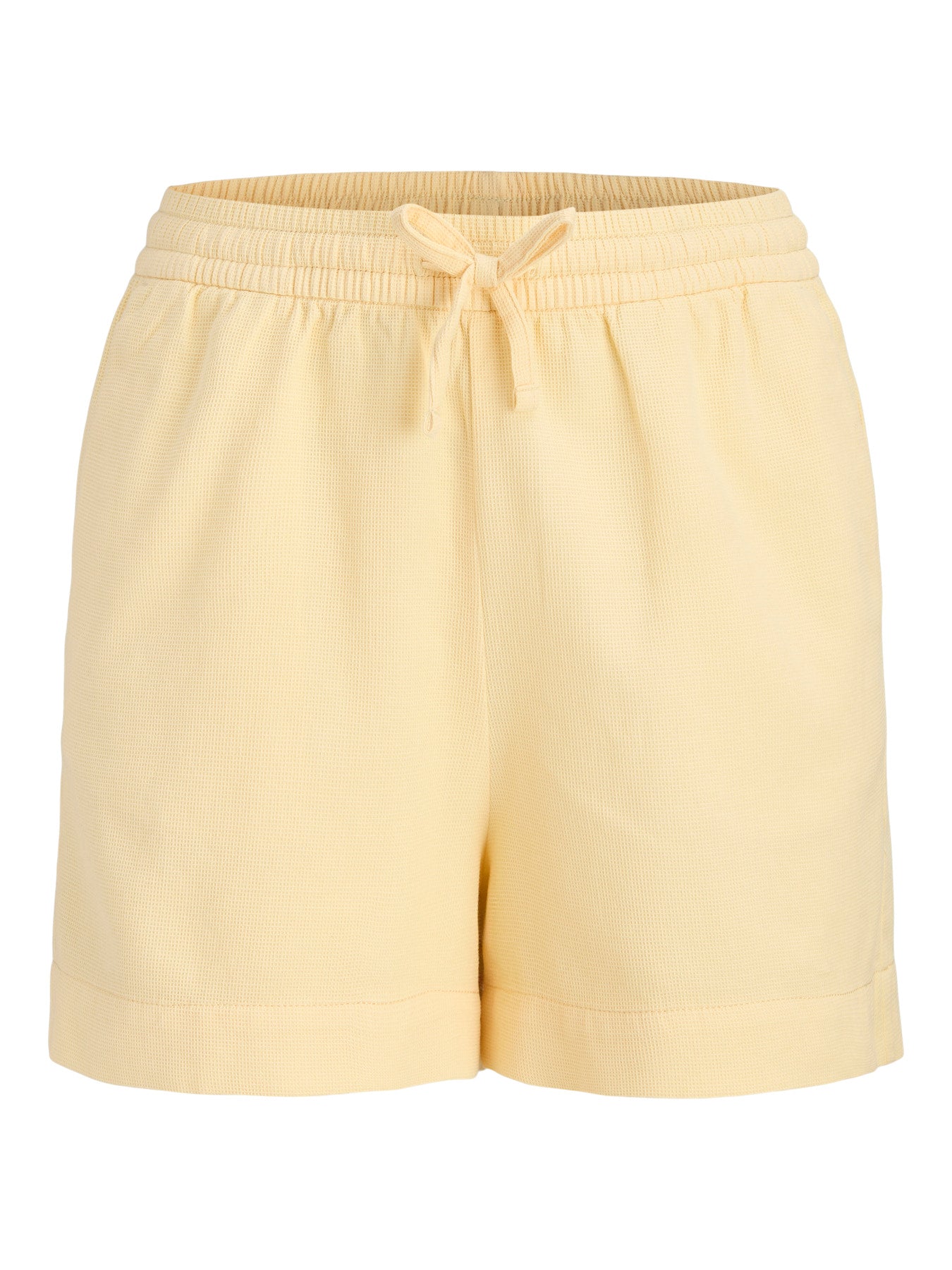 Global waffle shorts yellow