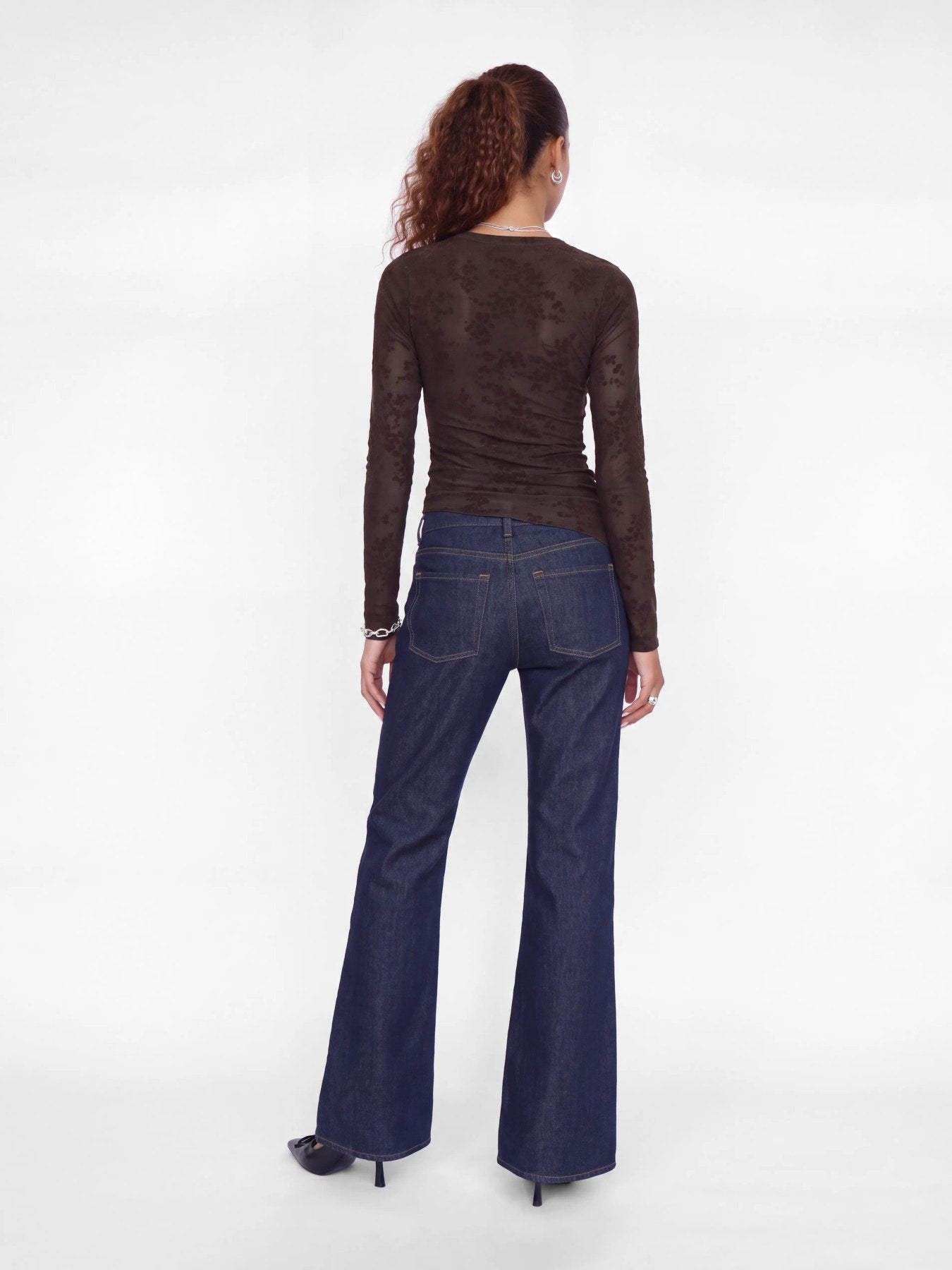 Jana mesh top - brown