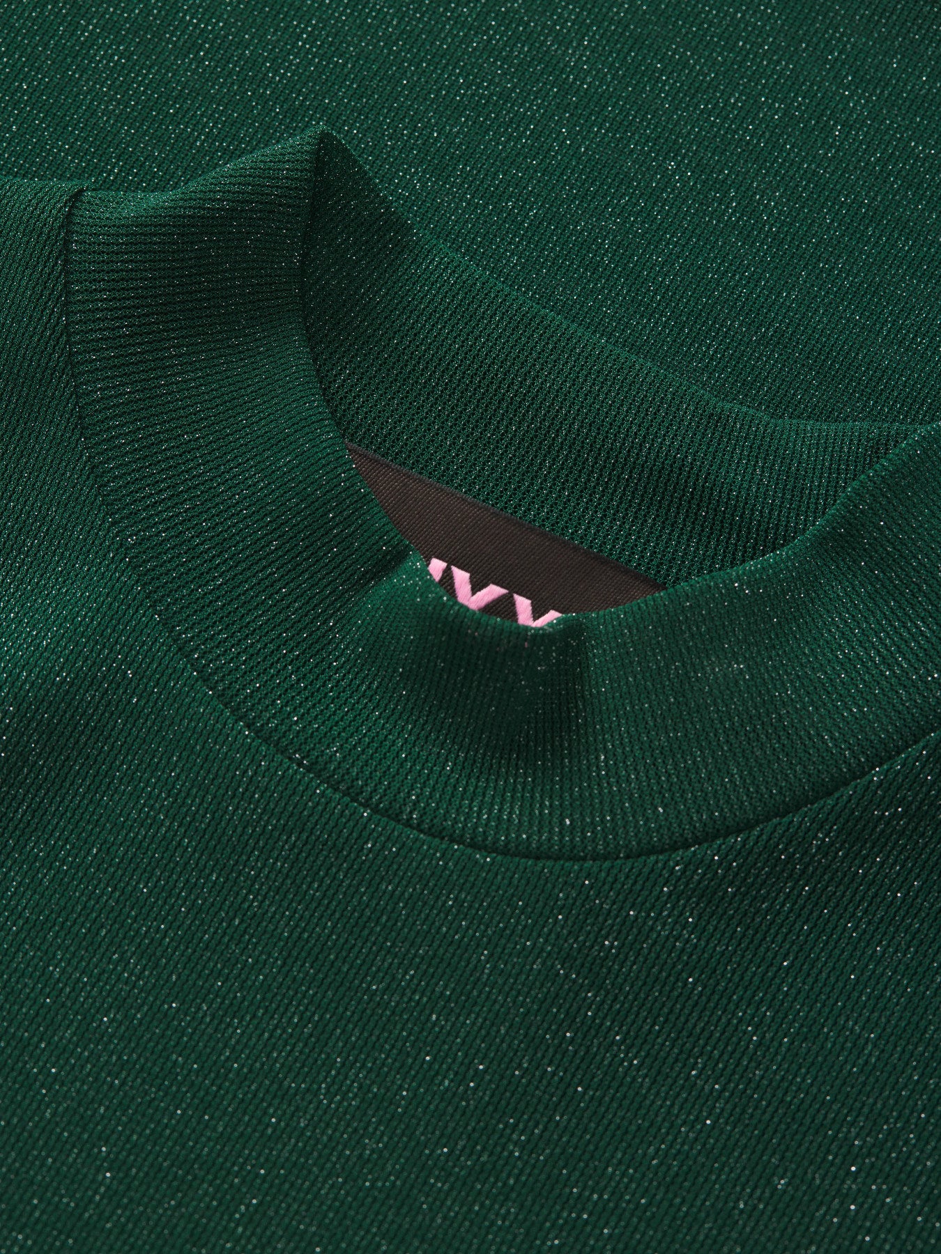 Minna mesh glitter top - green