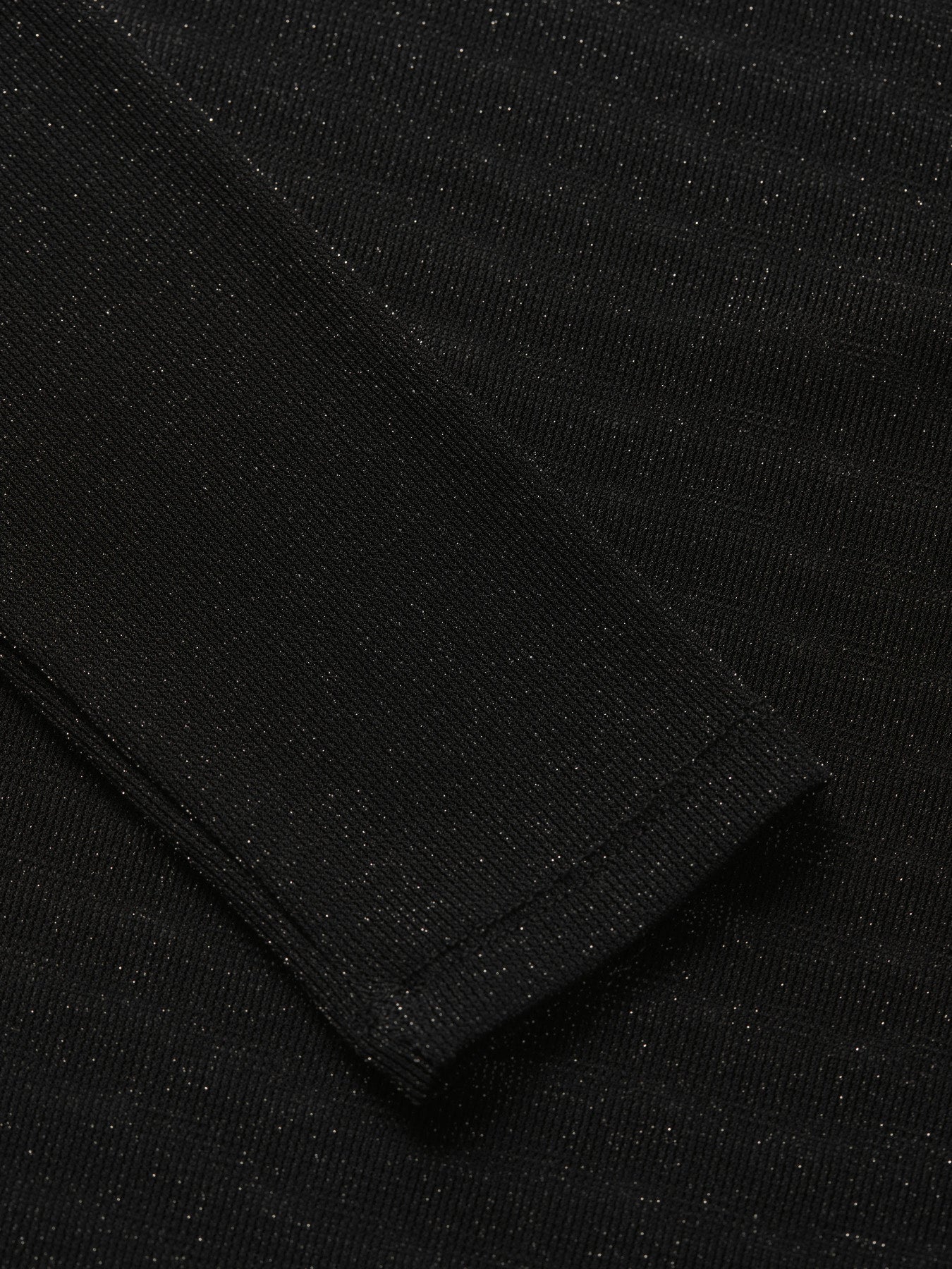 Minna mesh glitter top - black
