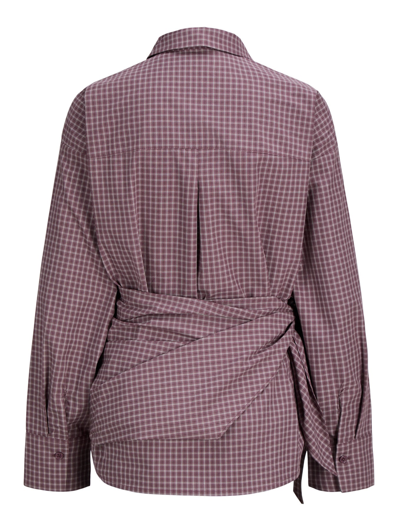 Fie poplin scarf shirt