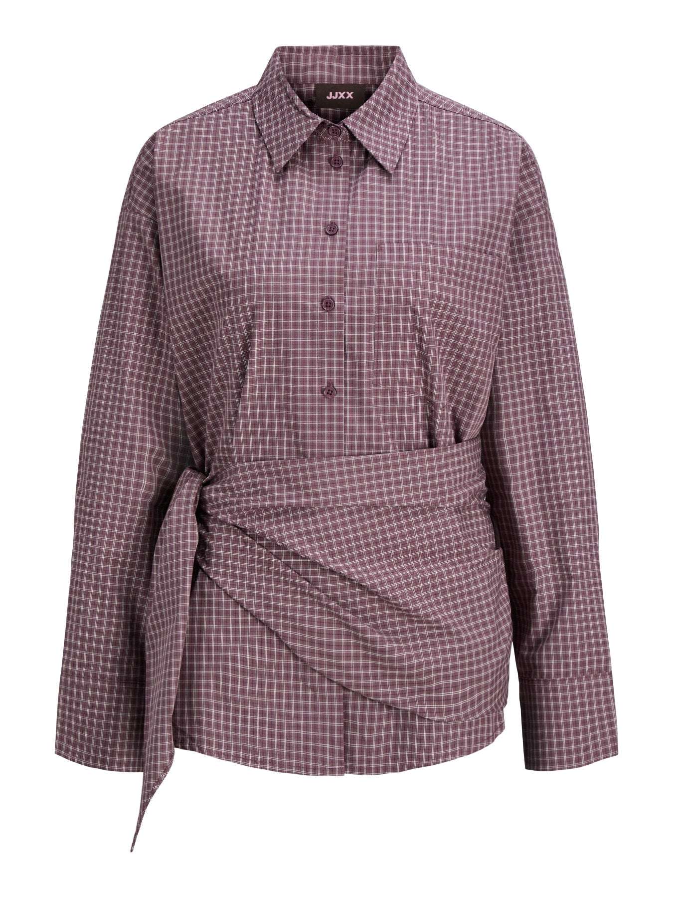 Fie poplin scarf shirt