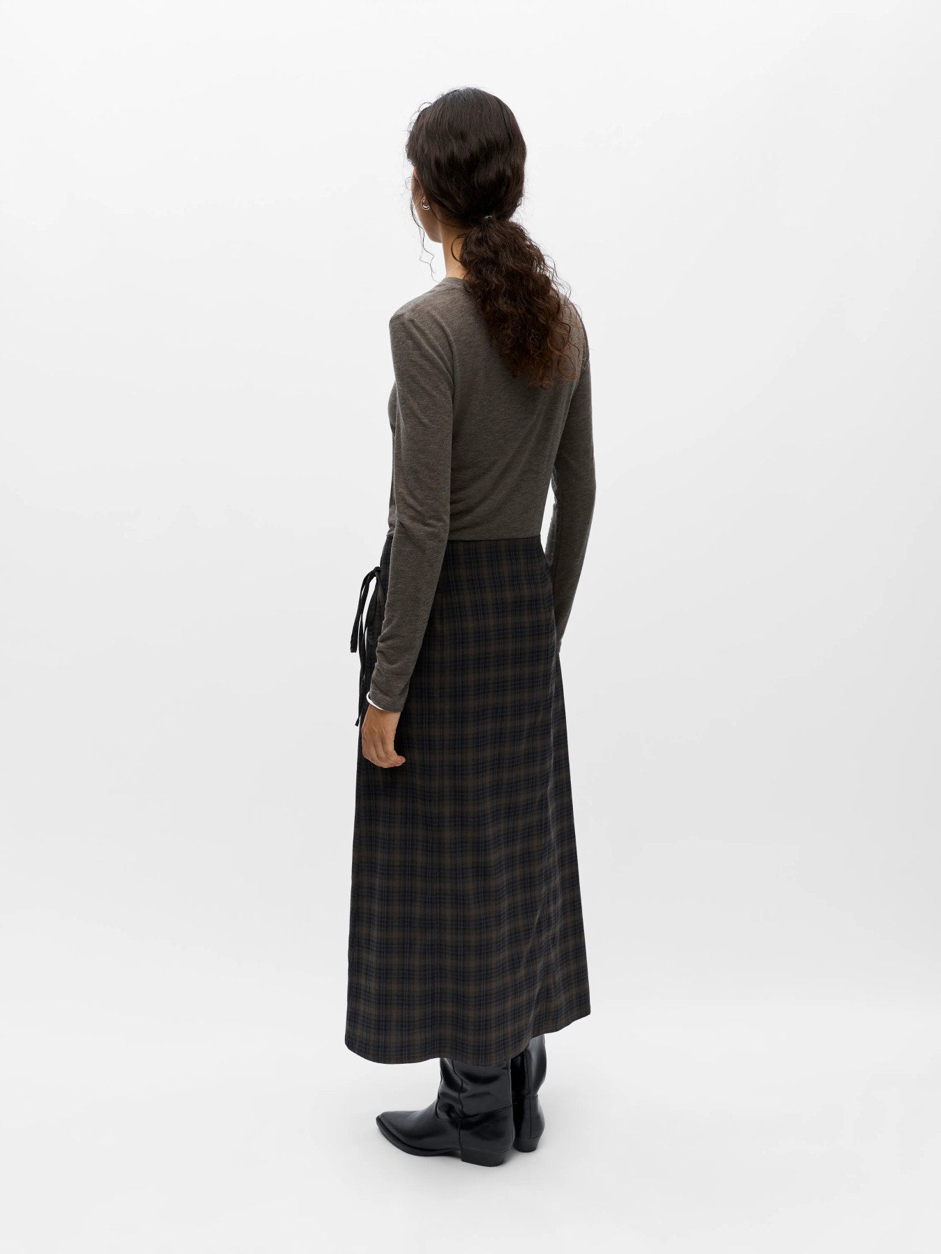 Soley midi wrap skirt