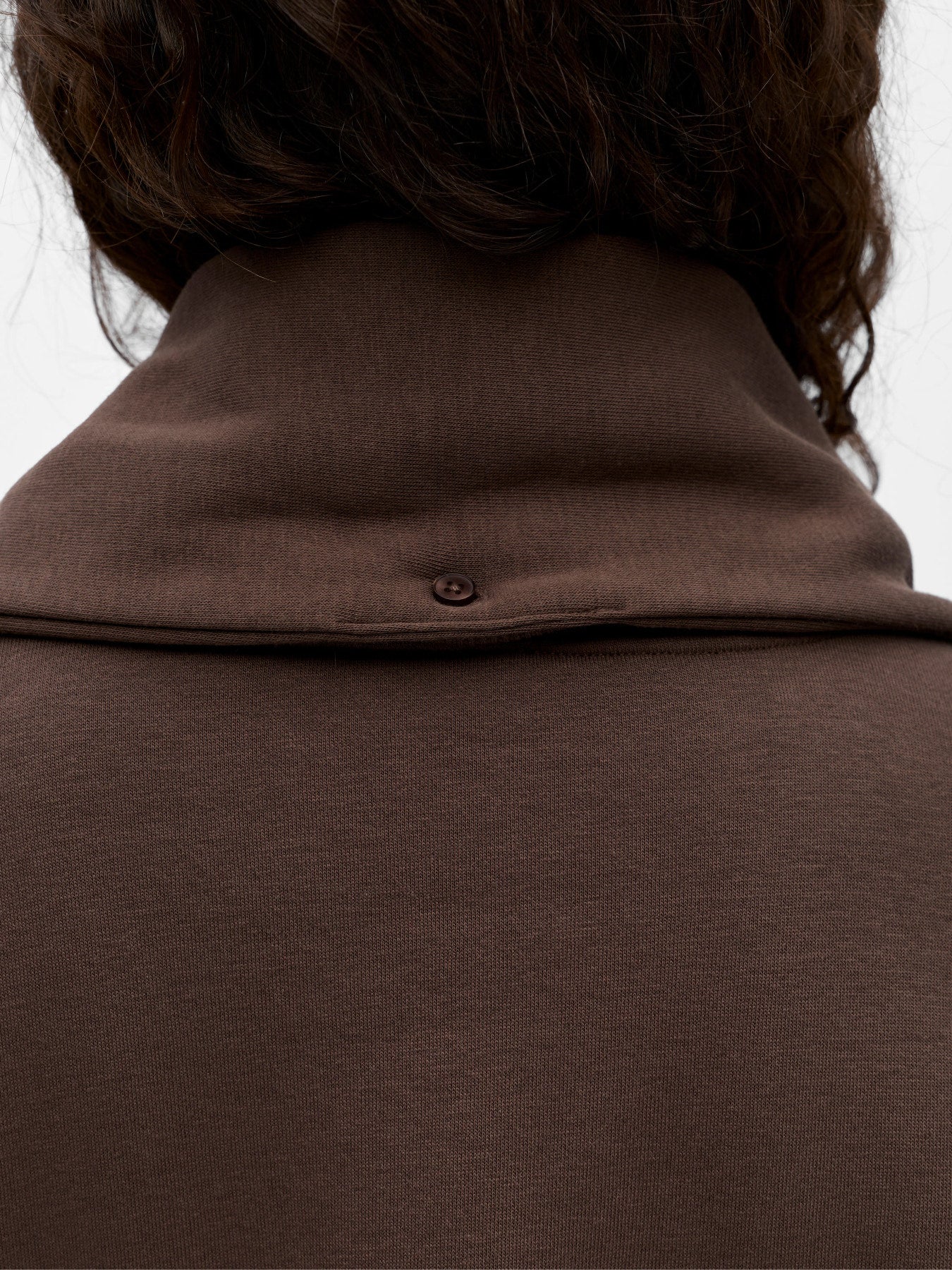 Arina tie sweatshirt -brown