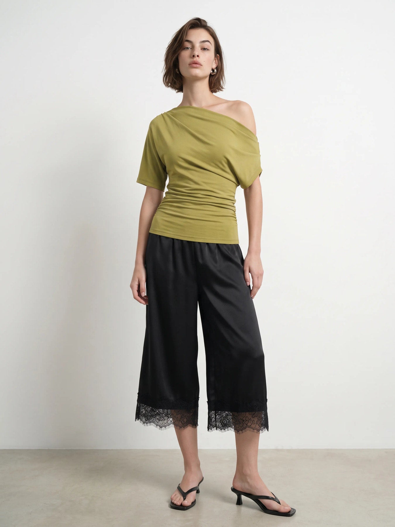 Emma Draped Off-Shoulder Top